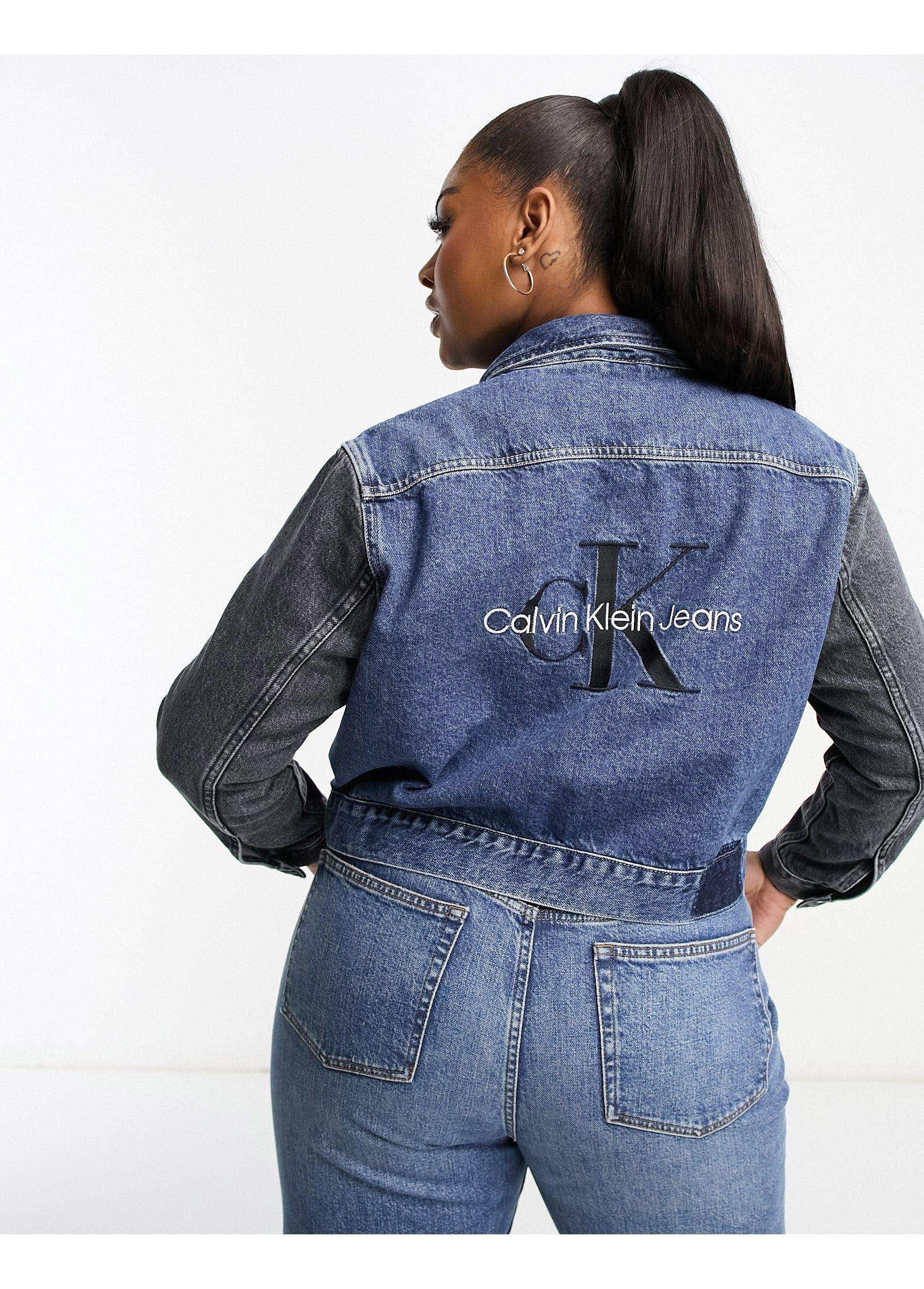 Plus - giacca di jeans anni '90 indaco di Calvin Klein in Blu | Lyst