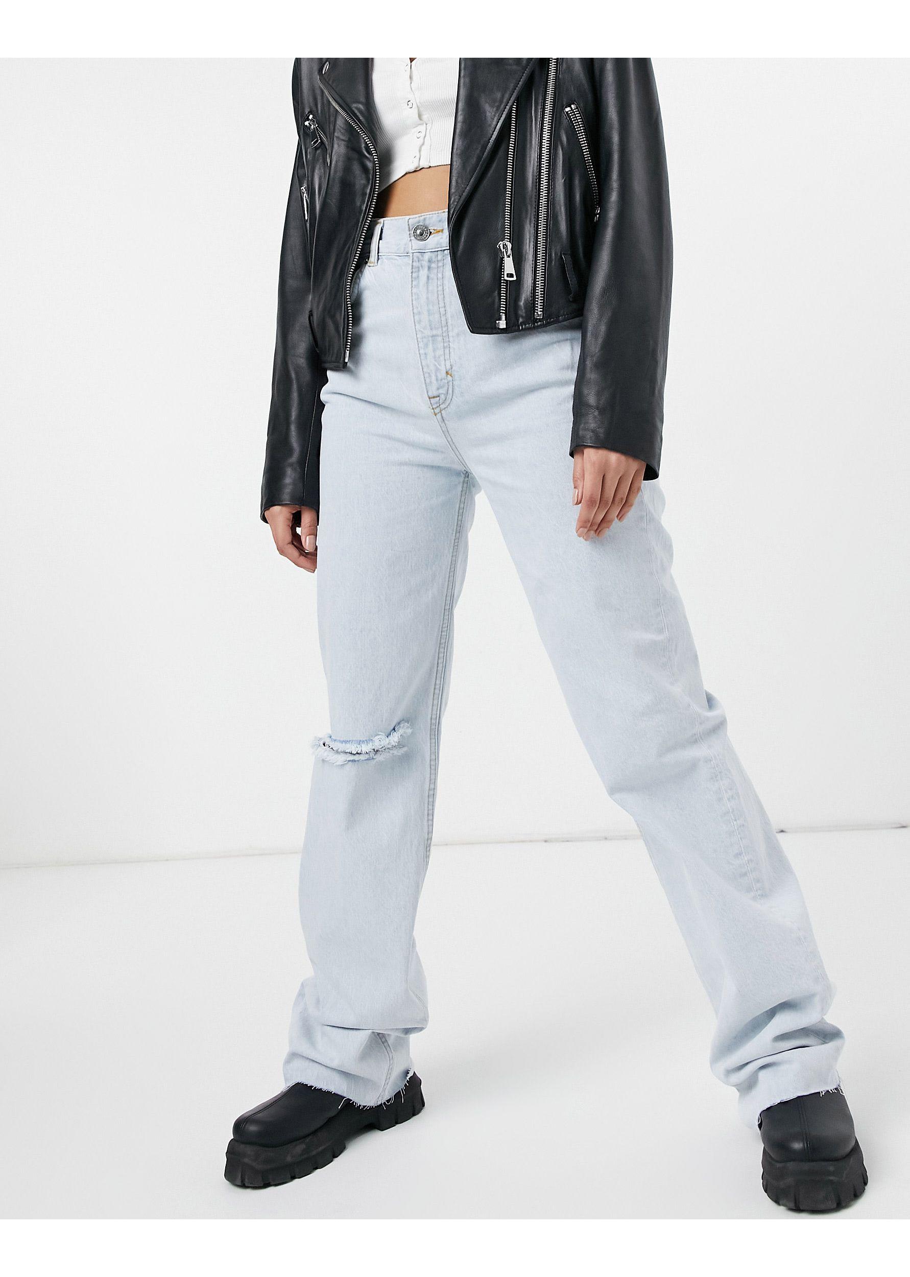 Pull\u0026Bear Denim 90's Wide Leg Jeans 