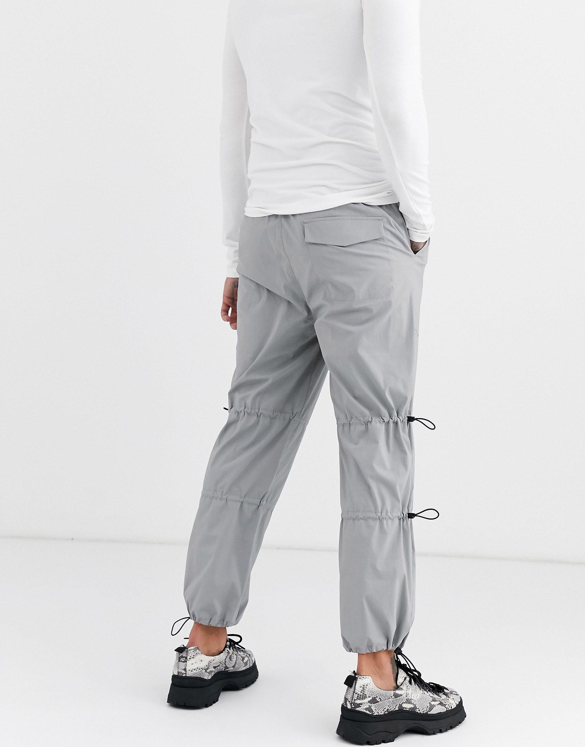 ruched cargo pants