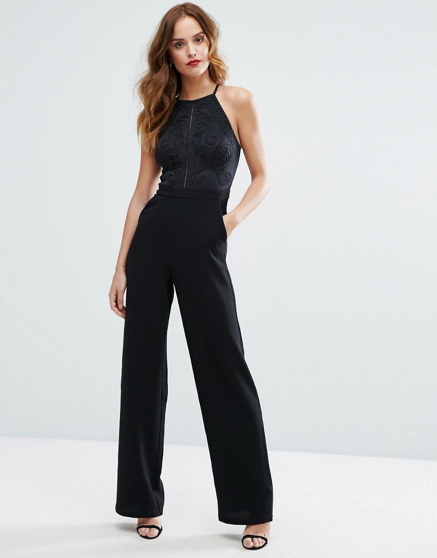 lipsy wide leg jumpsuit