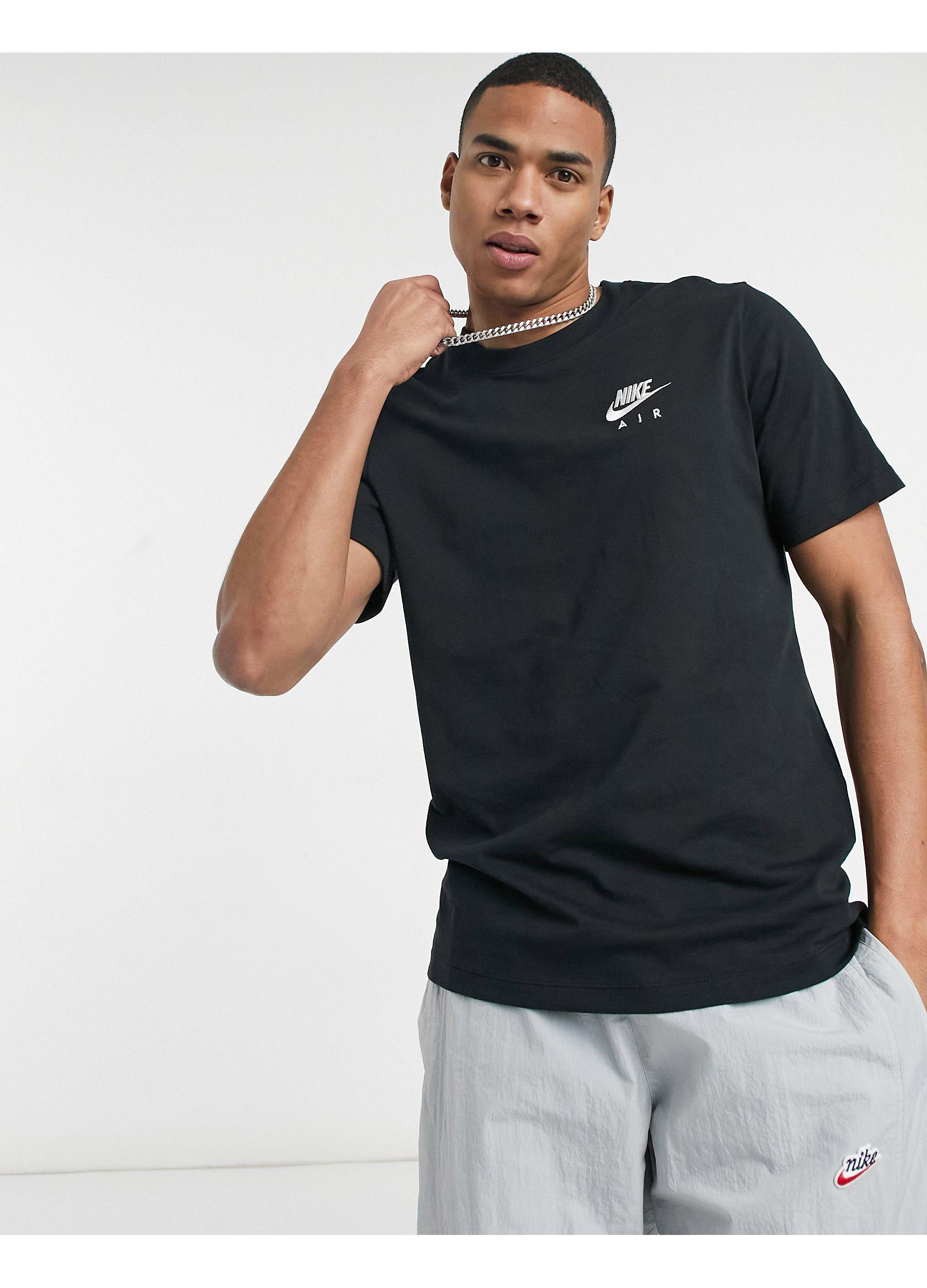 Nike Air Back Print T-shirt in Black for Men | Lyst UK