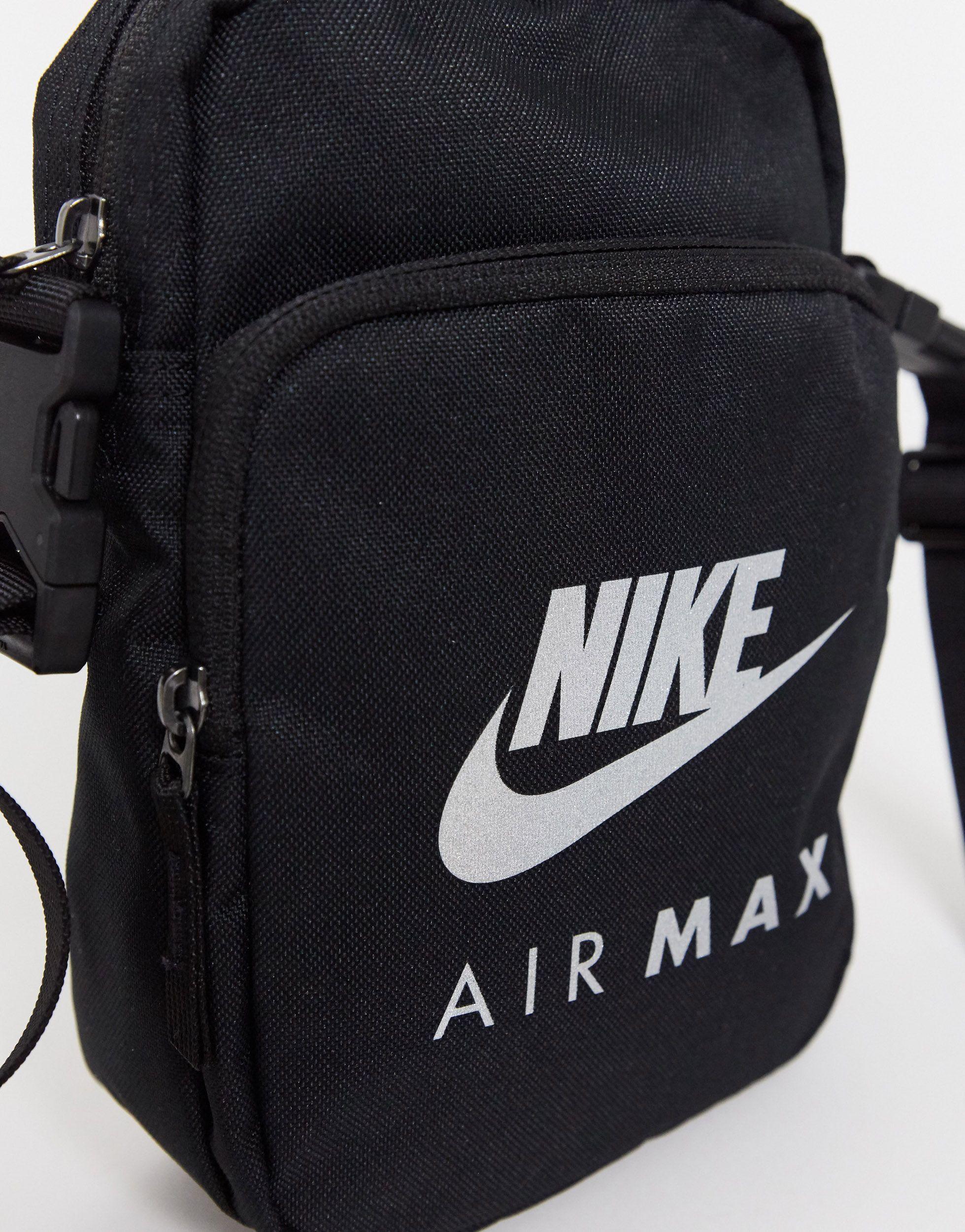 Air Max - Pochette bandoulière avec logo chatoyant Synthétique Nike pour  homme en coloris Noir | Lyst