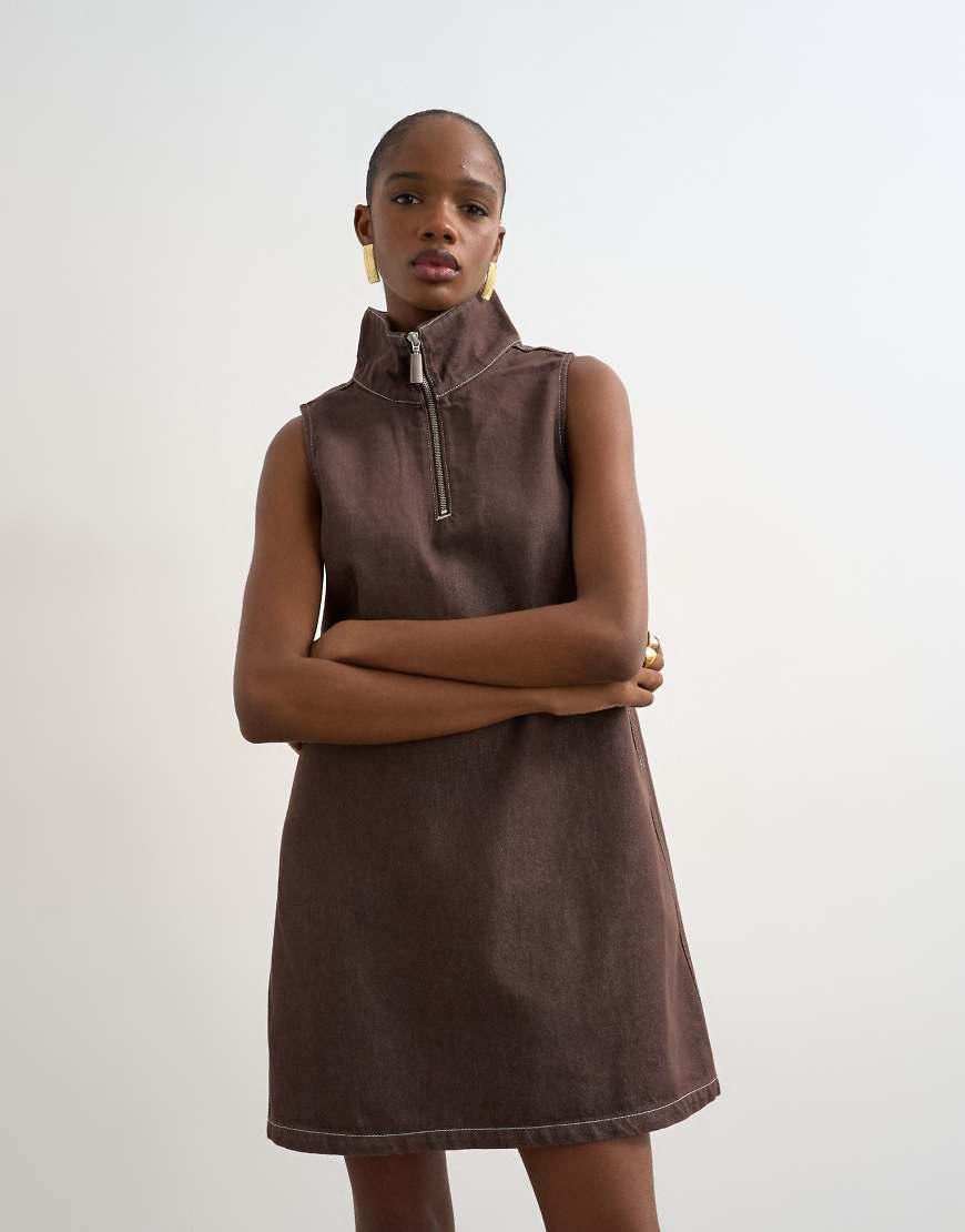sachin and babi light blue dress Next is selling a 'sleek' 32 dress with 'eye-catching' print perfect for  colder months
