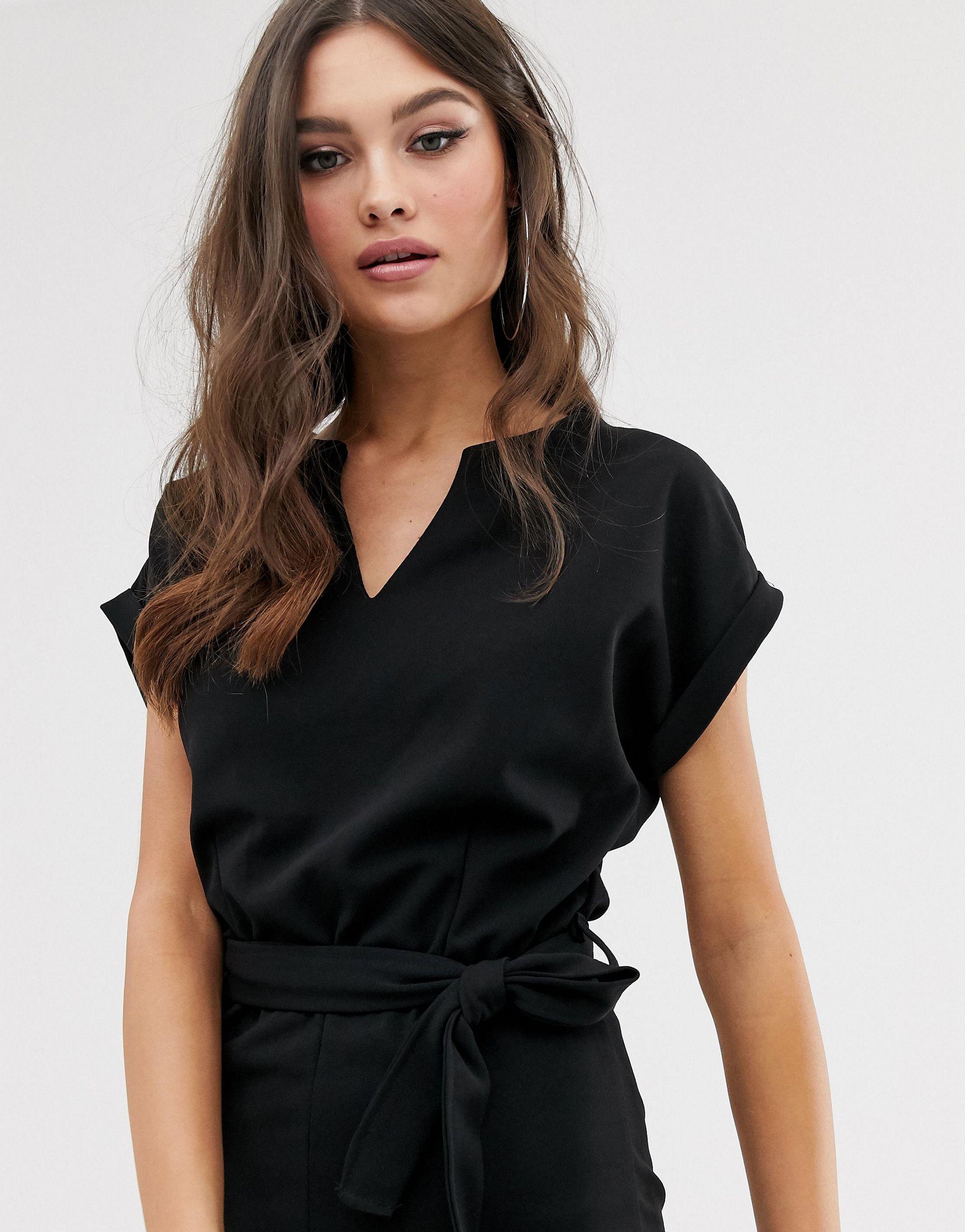 boohoo tailored wide leg jumpsuit
