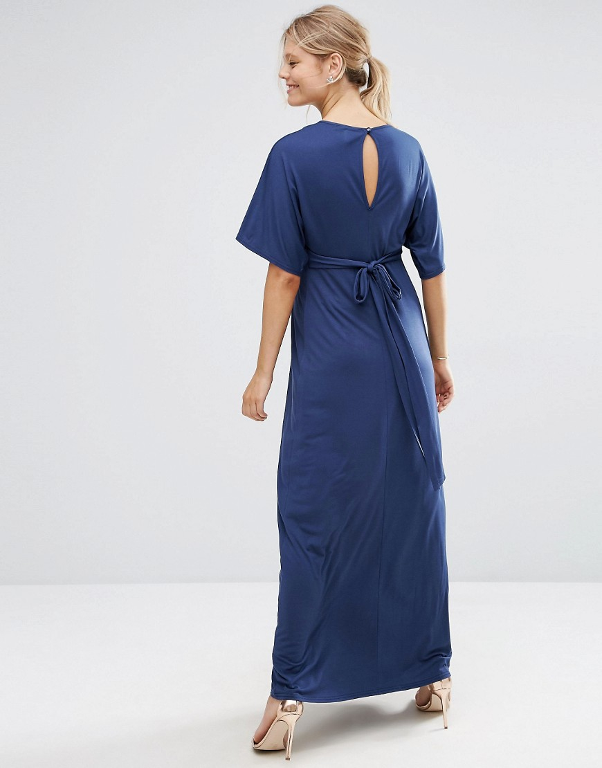 petite kimono maxi dress