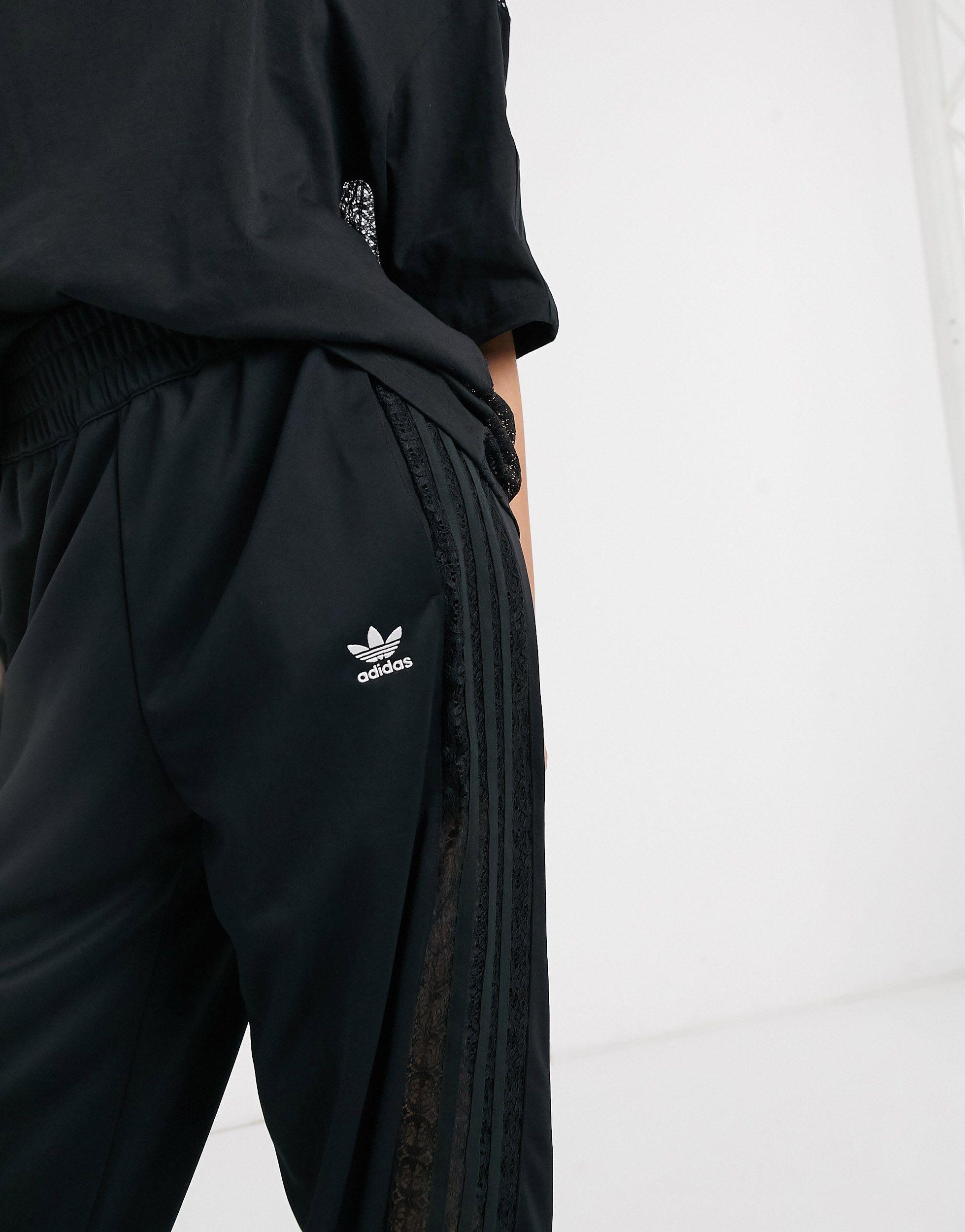 Pantalones adidas Originals de Tejido sintético de color Negro | Lyst