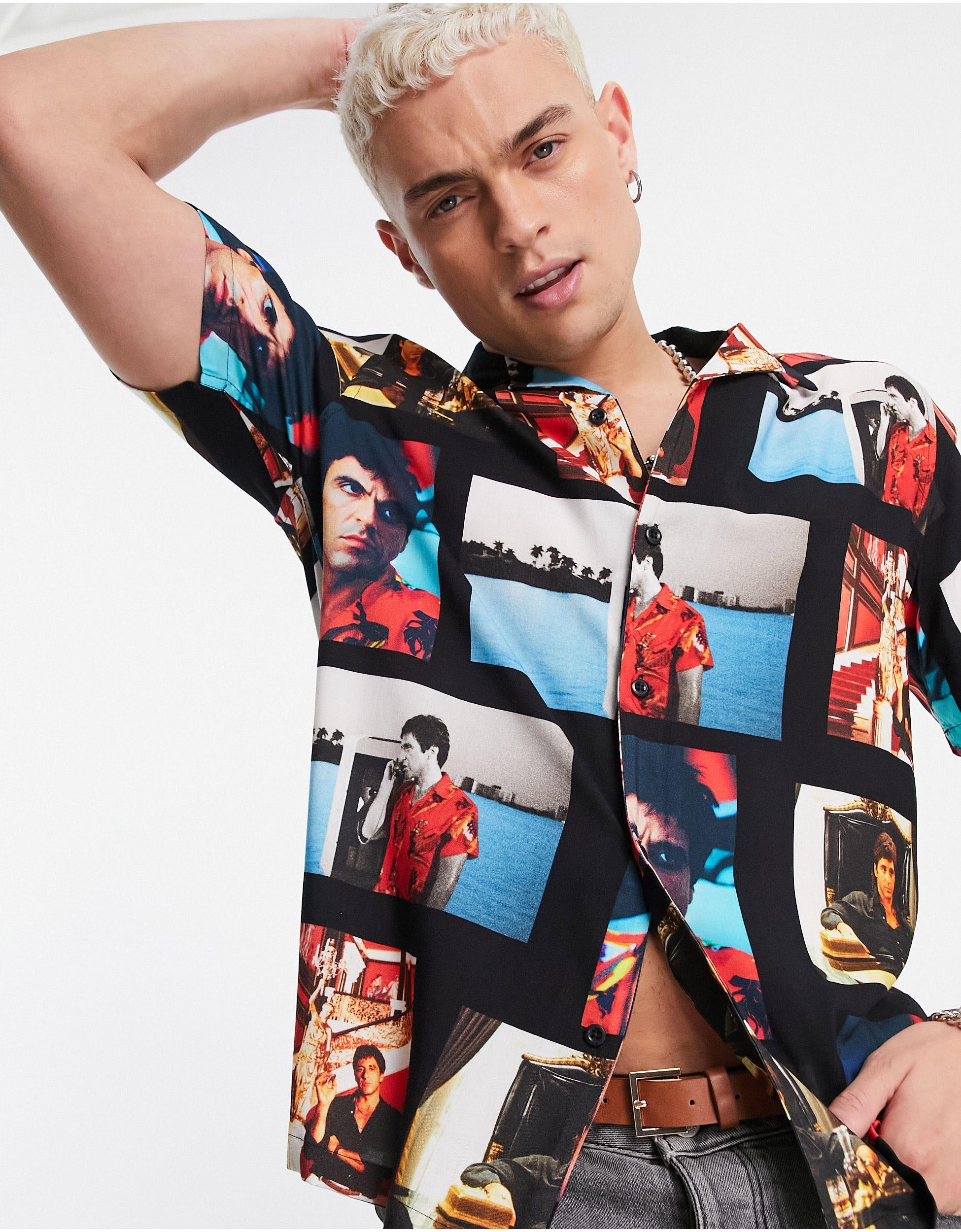 TOPMAN Scarface Photographic Print Shirt for Men | Lyst