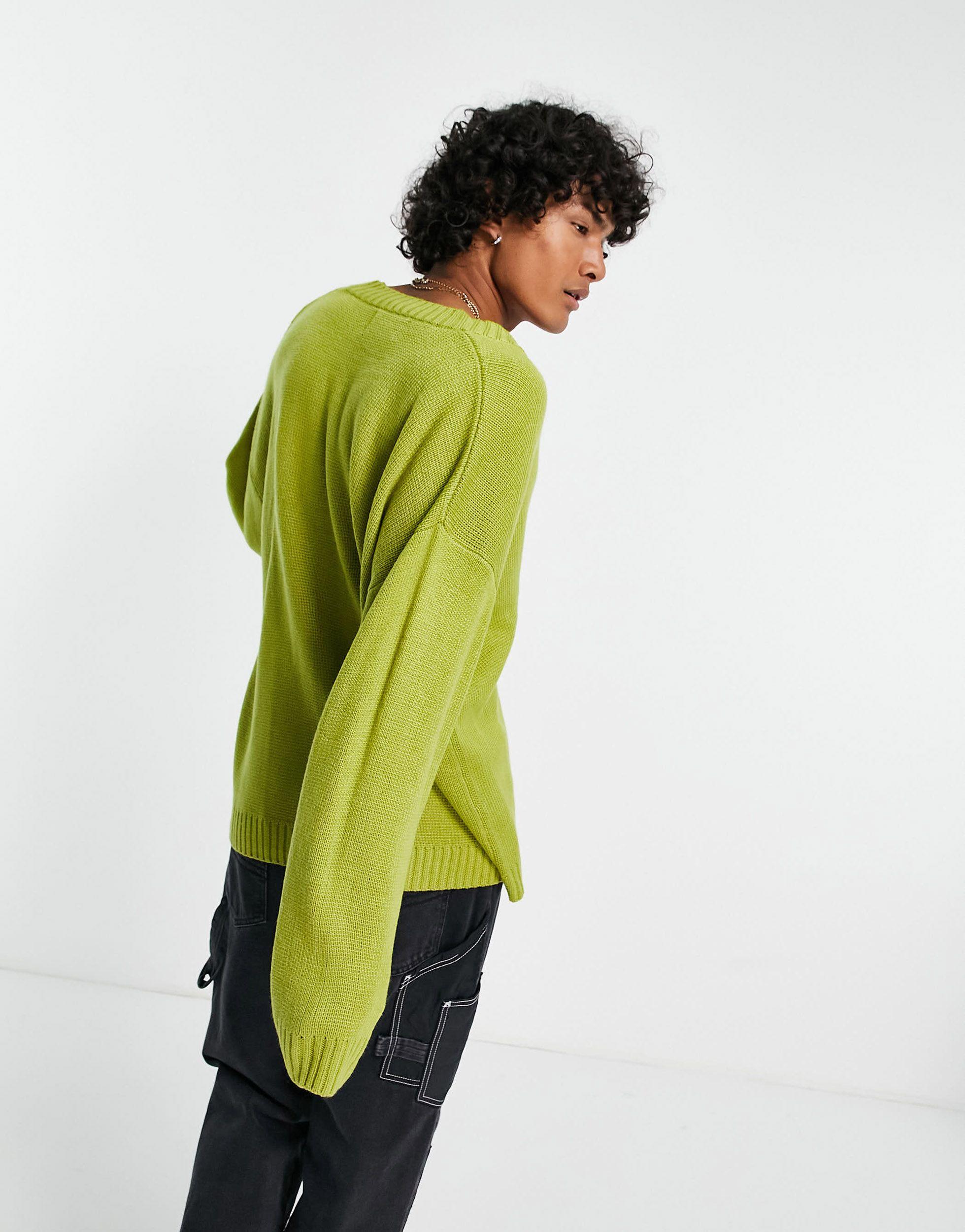 Collusion Compact Knit Boxy Cardigan in 