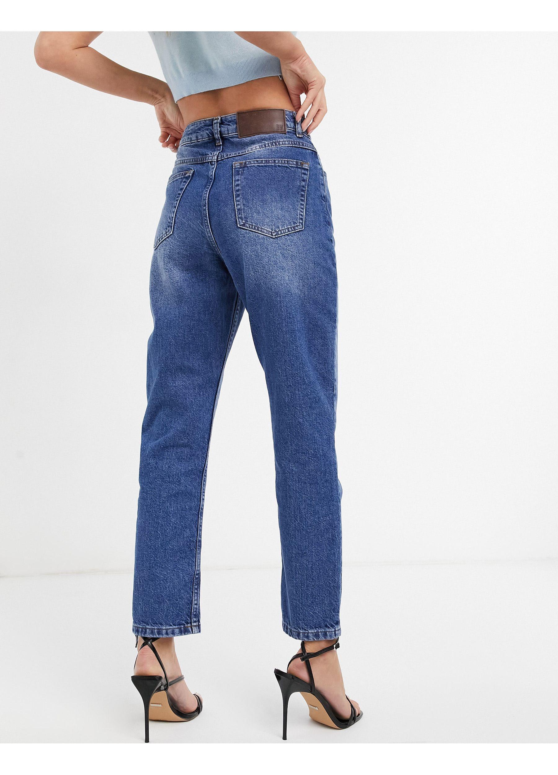 Reclaimed (vintage) Inspired The '91 Mom Jeans in Blue - Lyst