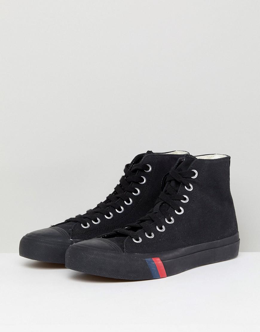 Pro Keds Royal Hi Classic Canvas All Black for Men | Lyst