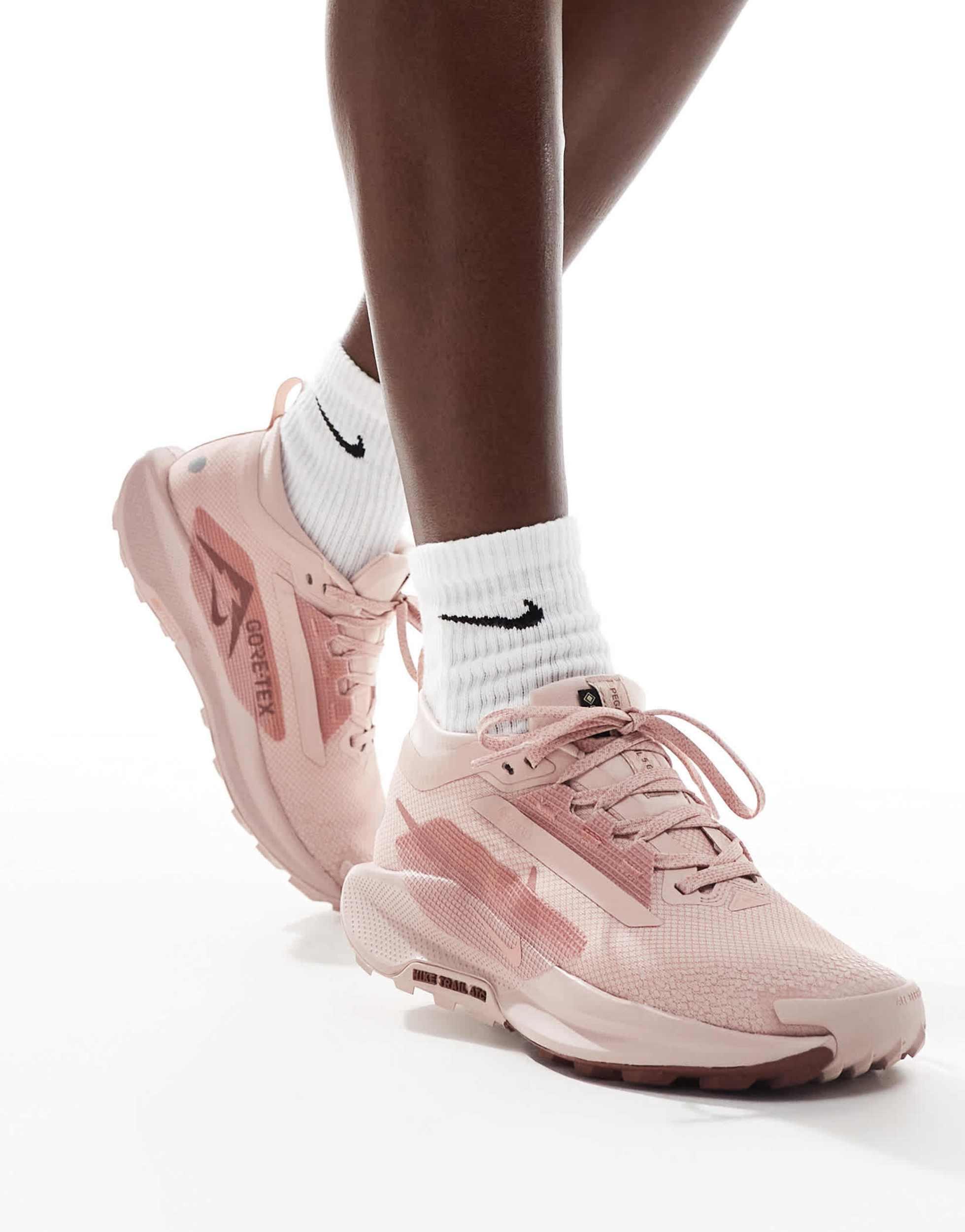 Nike Reactx Pegasus Trail Gore-tex Trainers in Pink Lyst