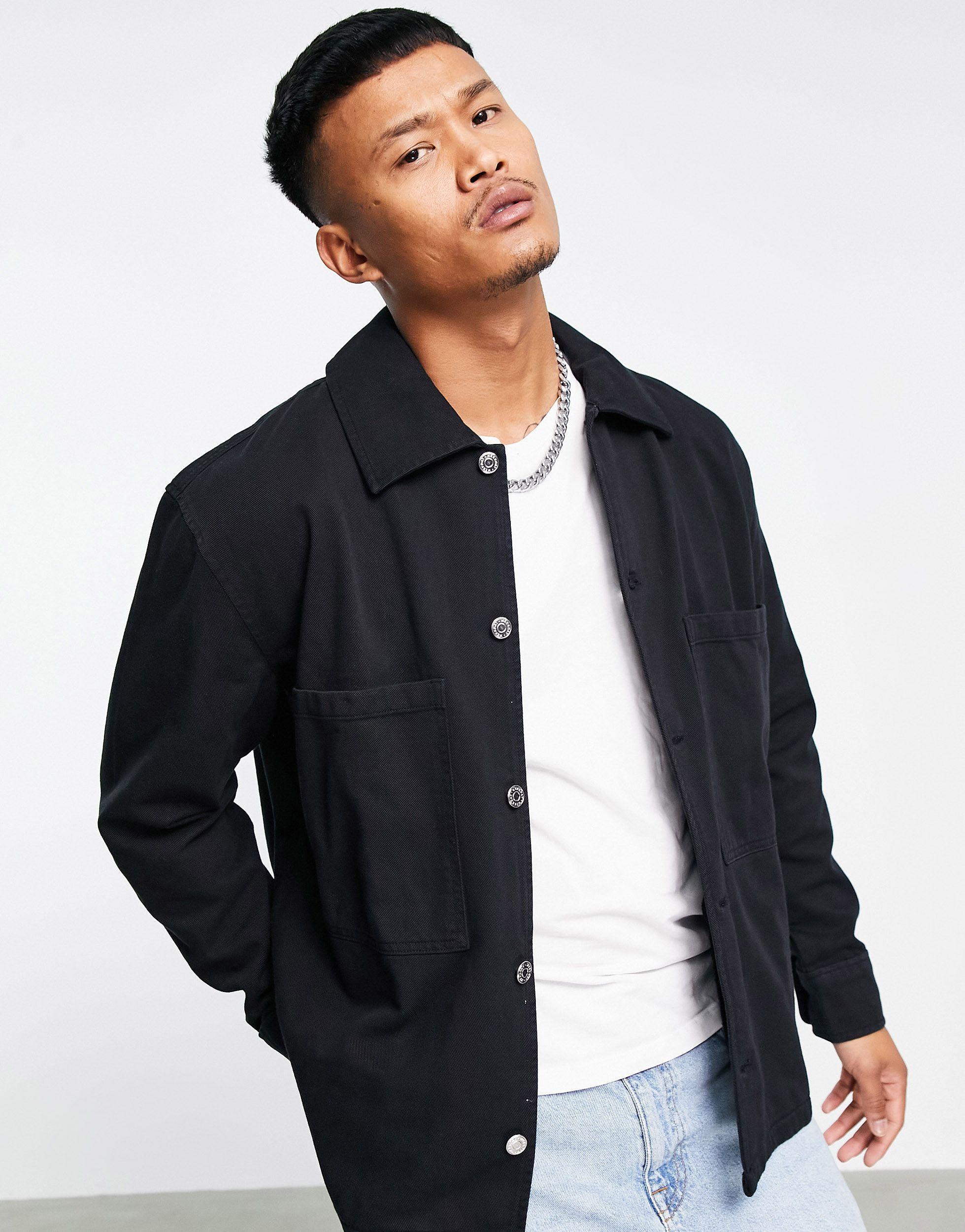 Weekday Bryant Washed Overshirt in 