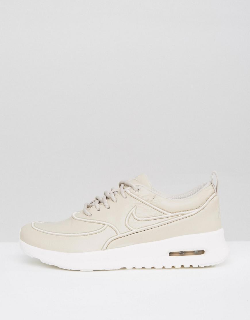 Nike Leather Air Max Thea Ultra Premium Trainers In Beige in Natural - Lyst