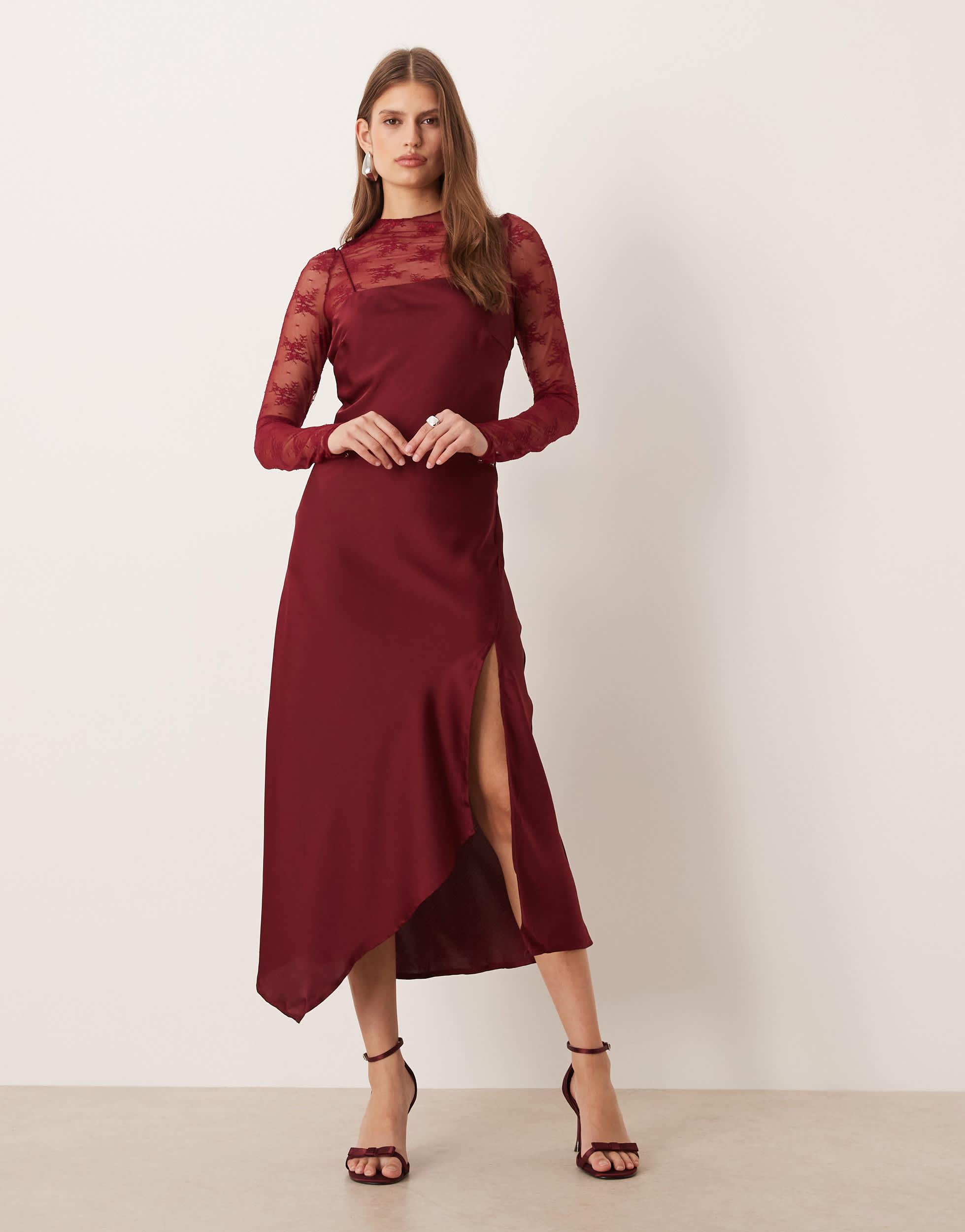 chinese dress ladies Yas – Yasaxia Lace 2/4 DRESS – Dresses – White main image 1