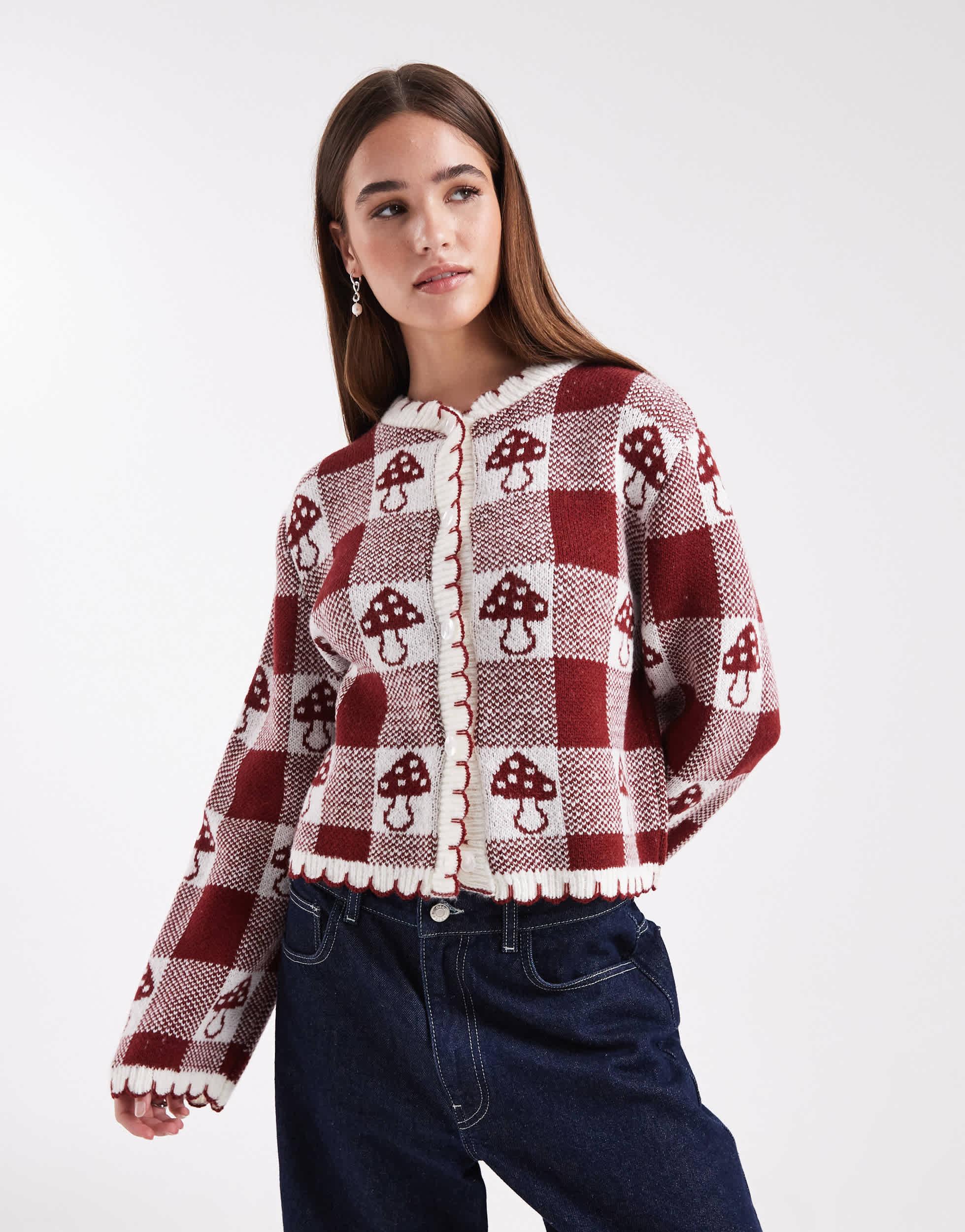 Pulls pour femme de seconde main Miss Selfridge rouge en