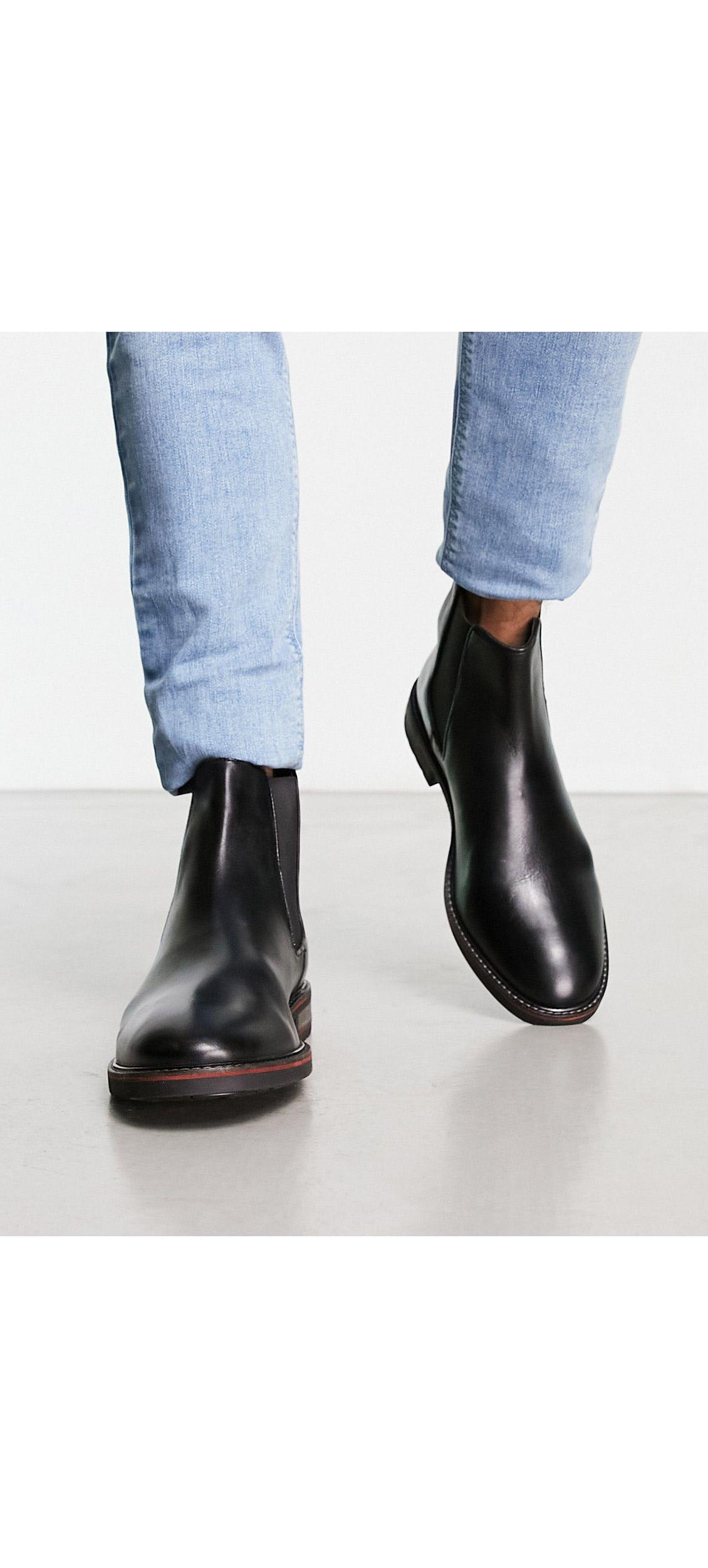 Dune London Chelsea Boots in Blue for Men Lyst Australia