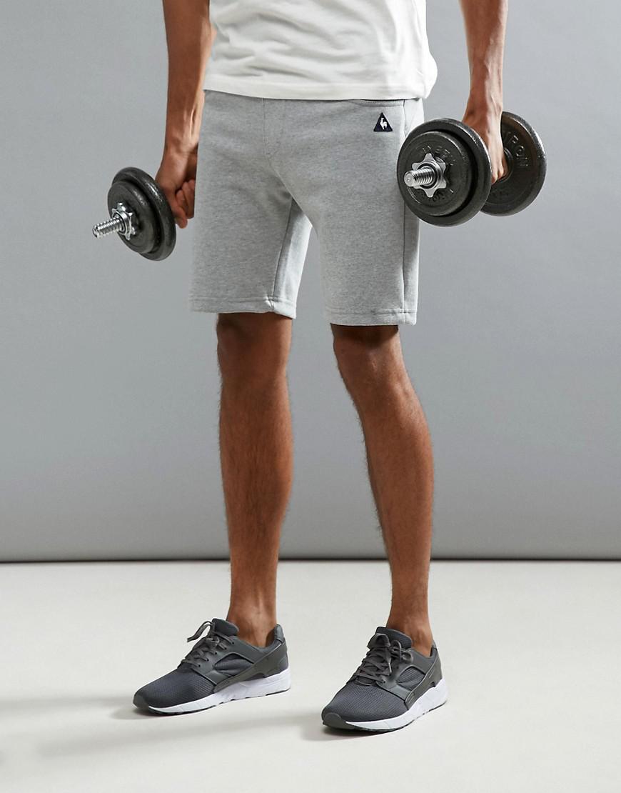 gray sweat shorts men