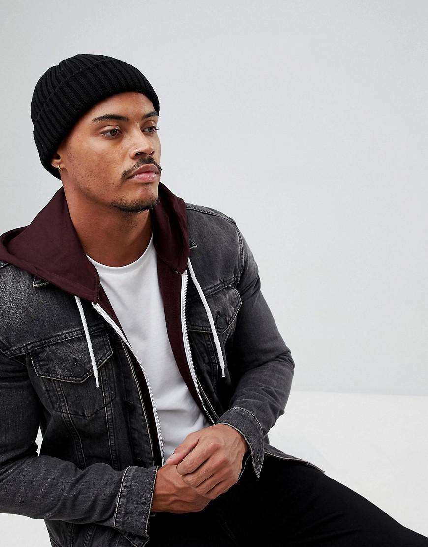 ribbed fisherman beanie