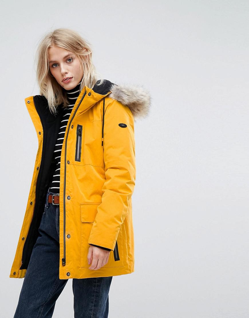 indrømme fysisk Overfrakke Esprit Down Parka Jacket in Yellow | Lyst