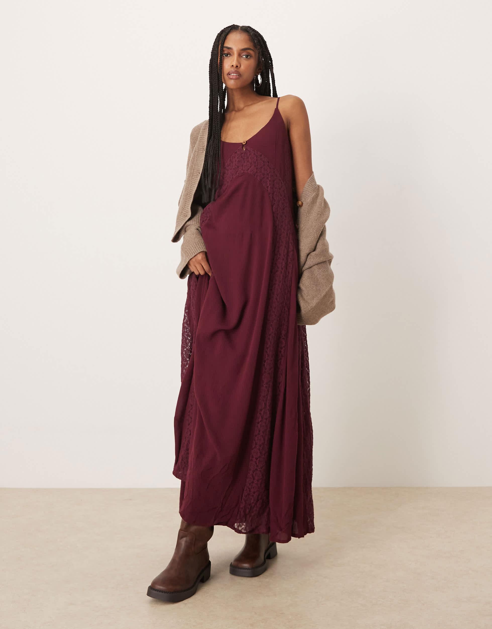 fitted lace wedding dress All A Bloom Maxi Dress ~ Free People – Arizonia Rose main image 0