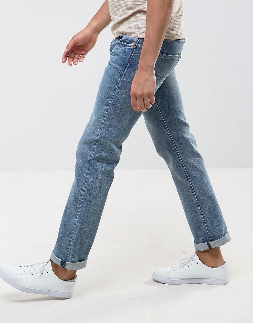 Levi's Denim 501 Original Straight Fit Jeans Crosby Wash in Blue for Men -  Lyst