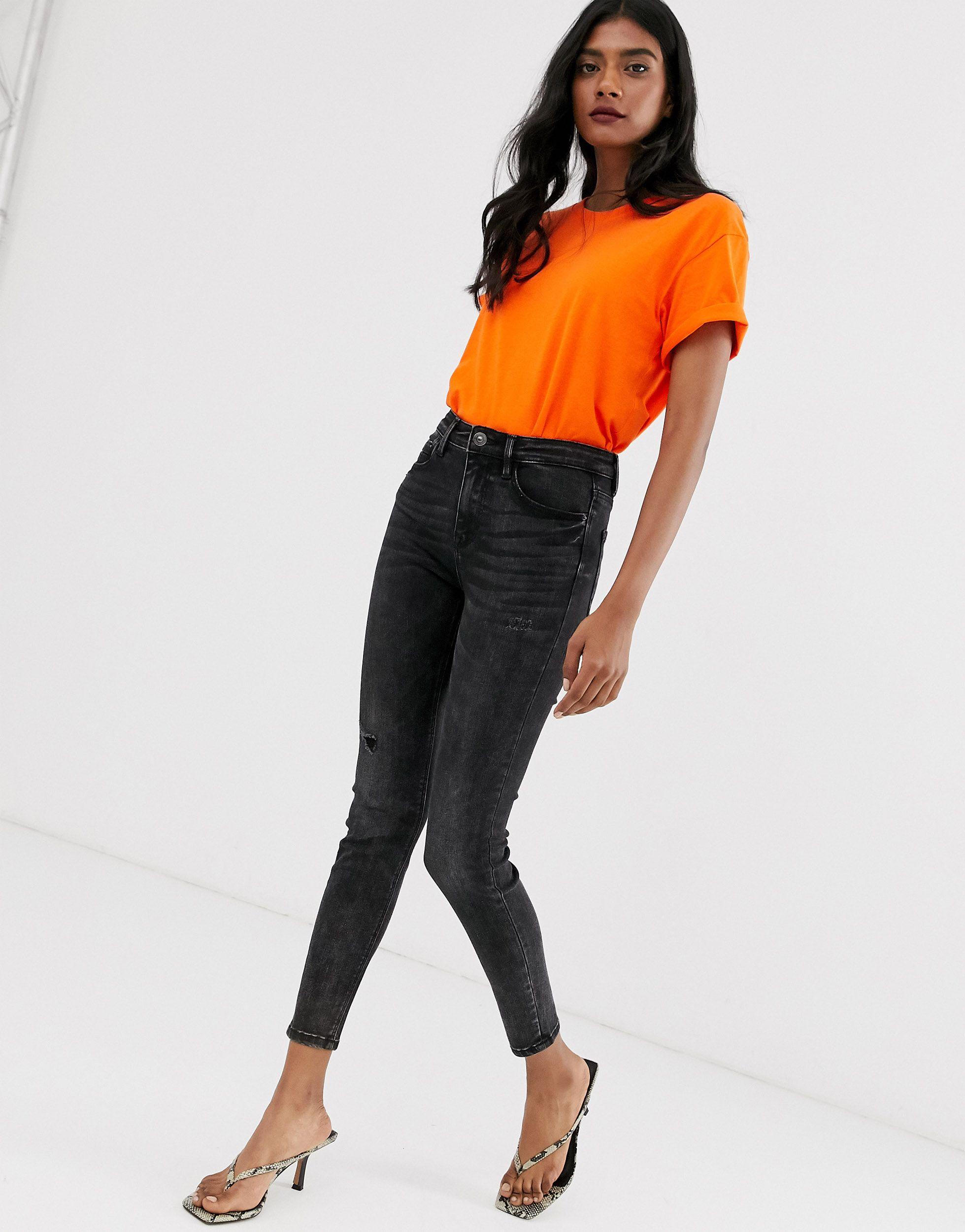 regular high waist stradivarius