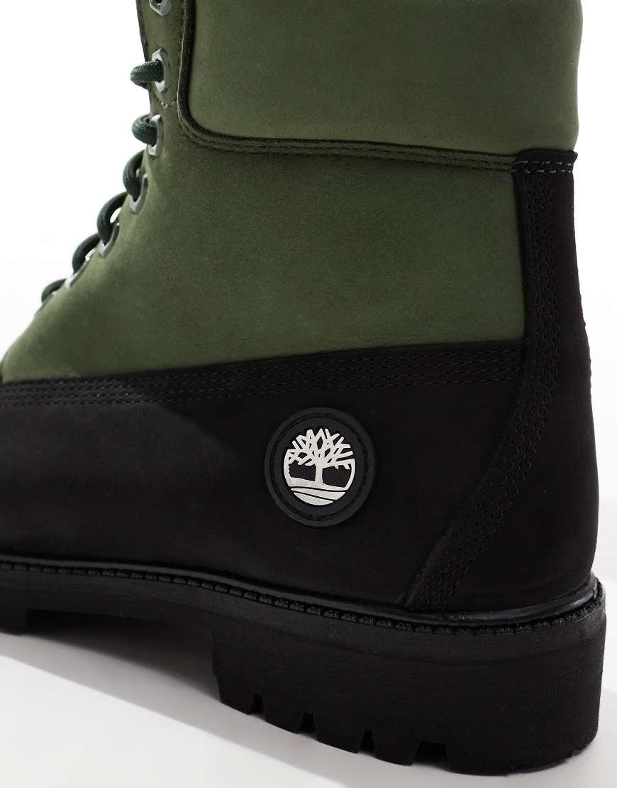 Stivale Stringato Timberland Verde Uomo Stivali Premium