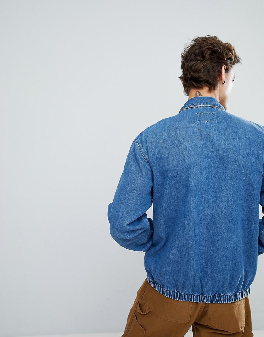 carhartt madison jacket denim