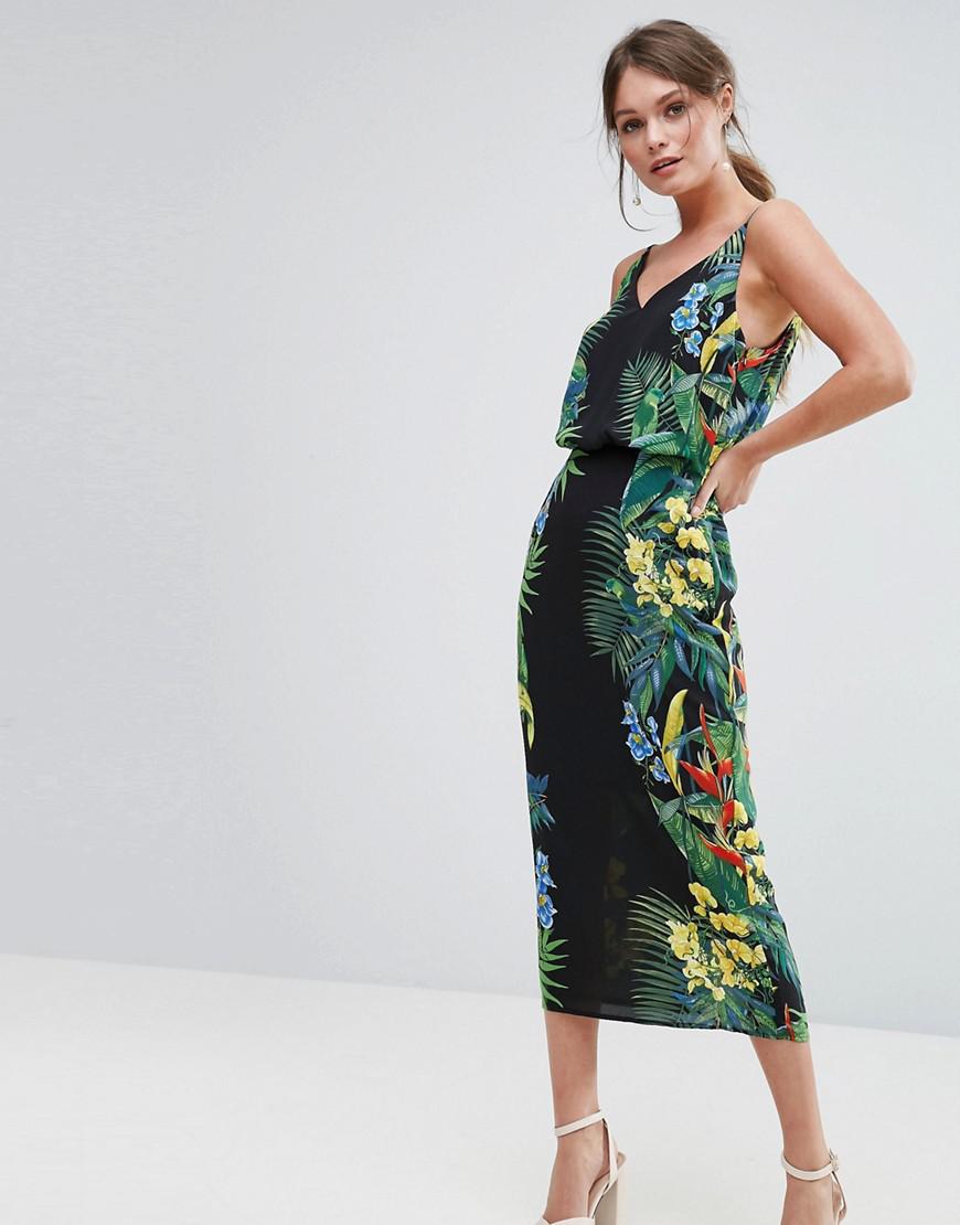 oasis cami midi dress