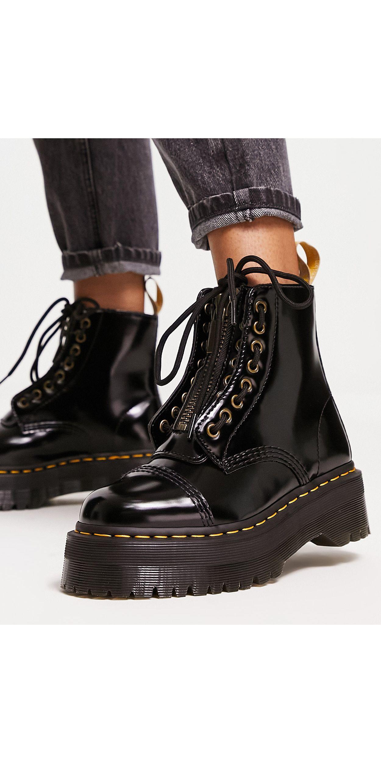 Dr. Martens Vegan Sinclair Boots in Black | Lyst