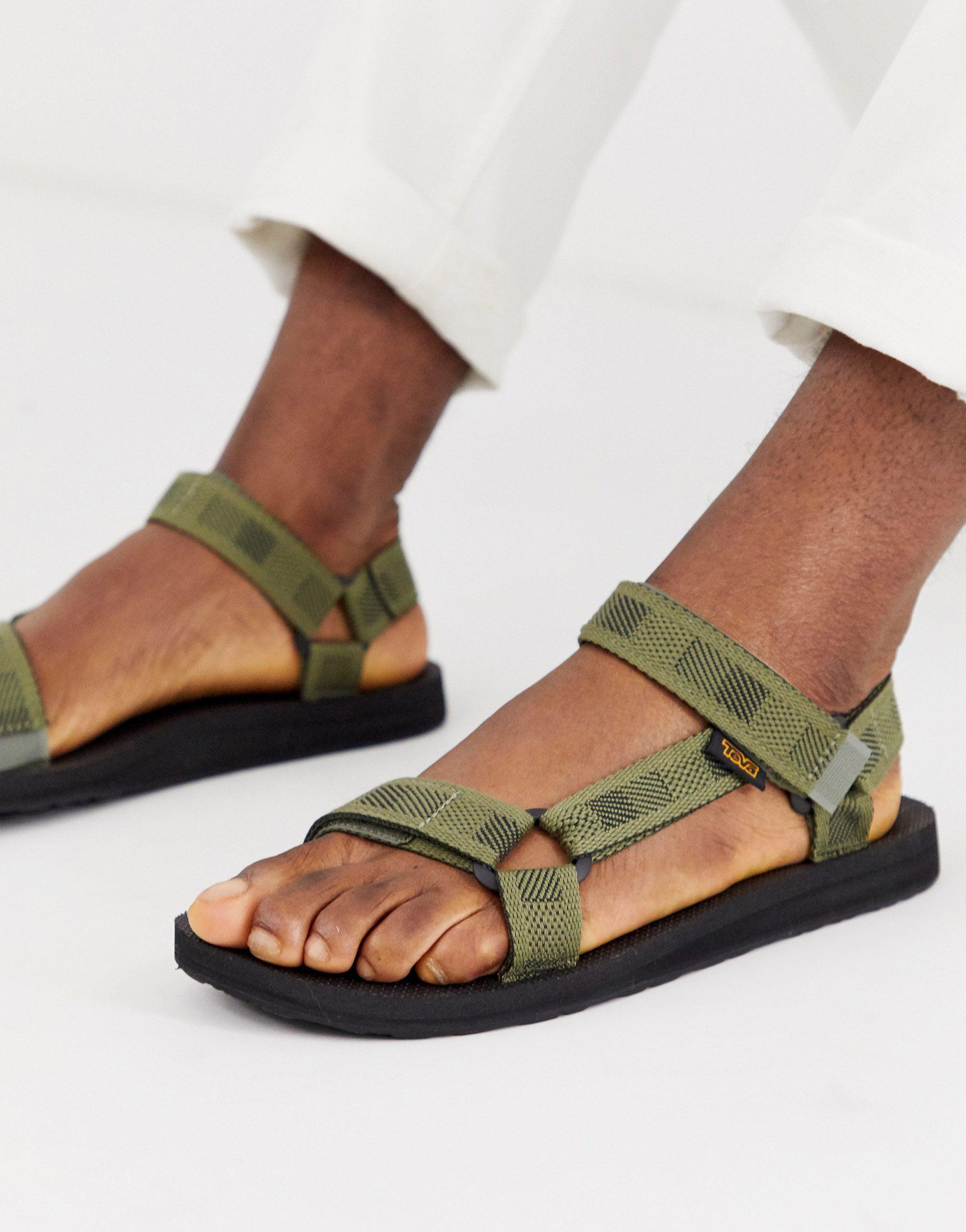 Teva Original Universal Tech Sandals in Green for Men | Lyst UK