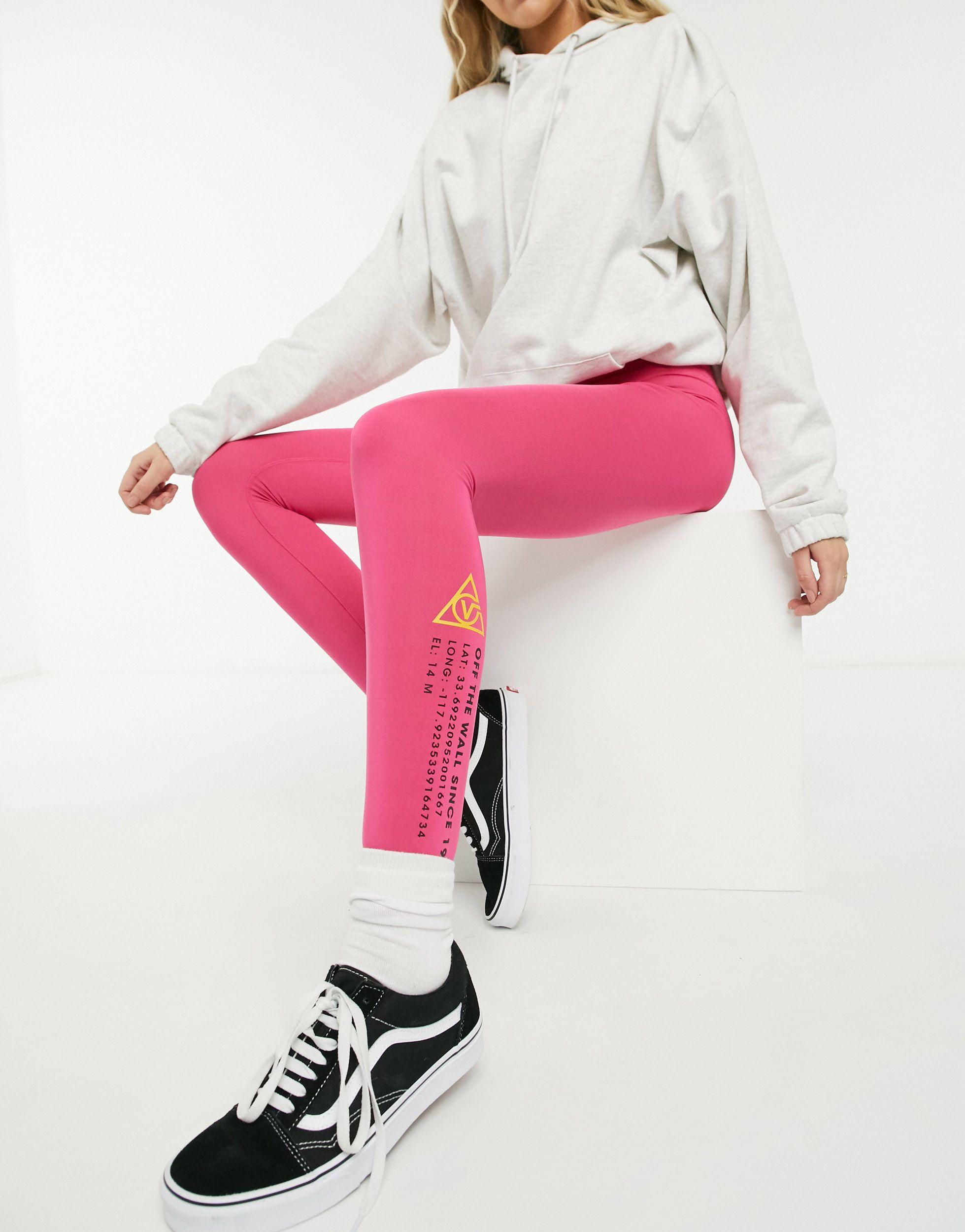 Vans 66 Supply leggings in Pink - Lyst