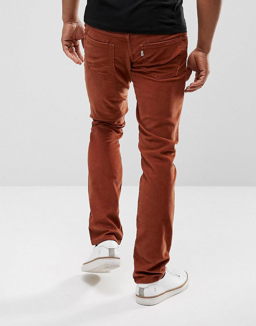levi's 511 cords brown