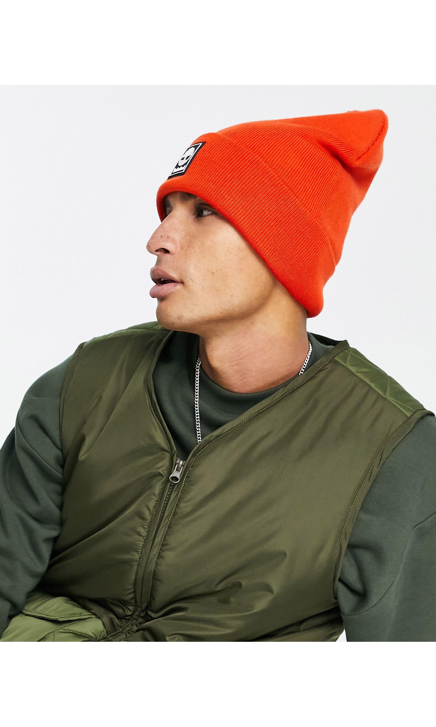Timberland Mushroom Beanie in Orange 
