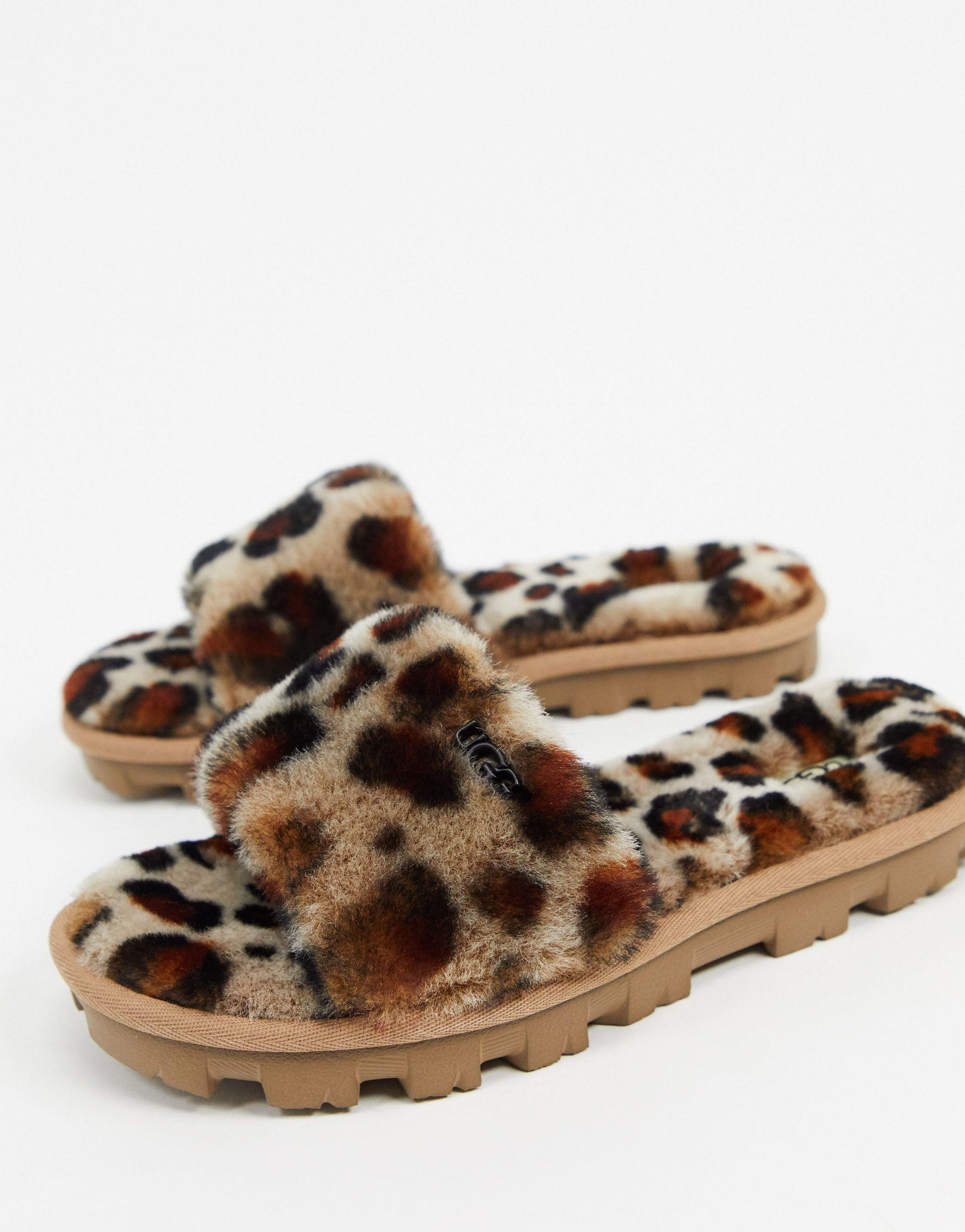Slide Ugg Hausschuhe Cozette Leopard Hausschuhe Ugg Cozette