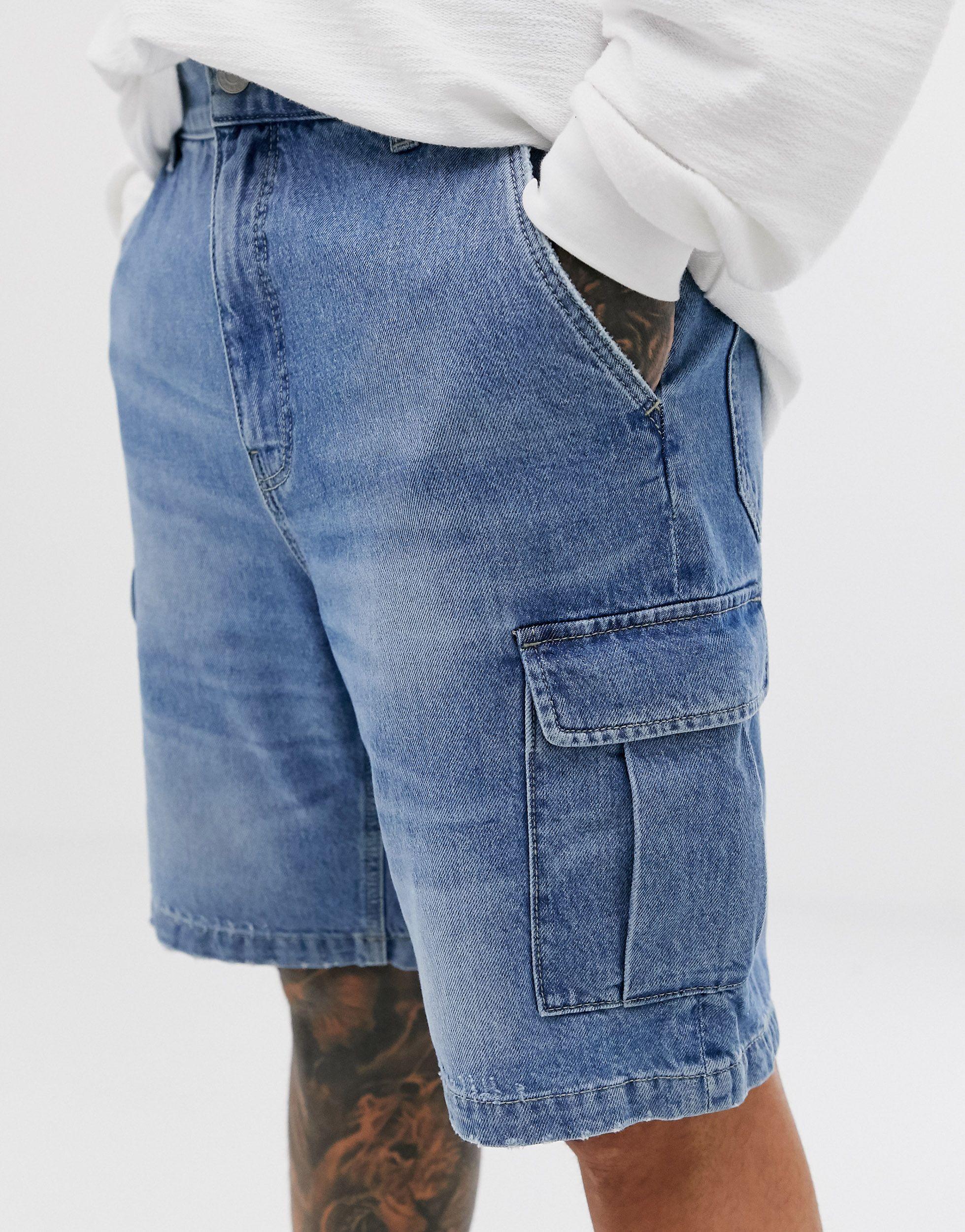 Hudson Men's '90s Baggy Skate Shorts | Neiman Marcus