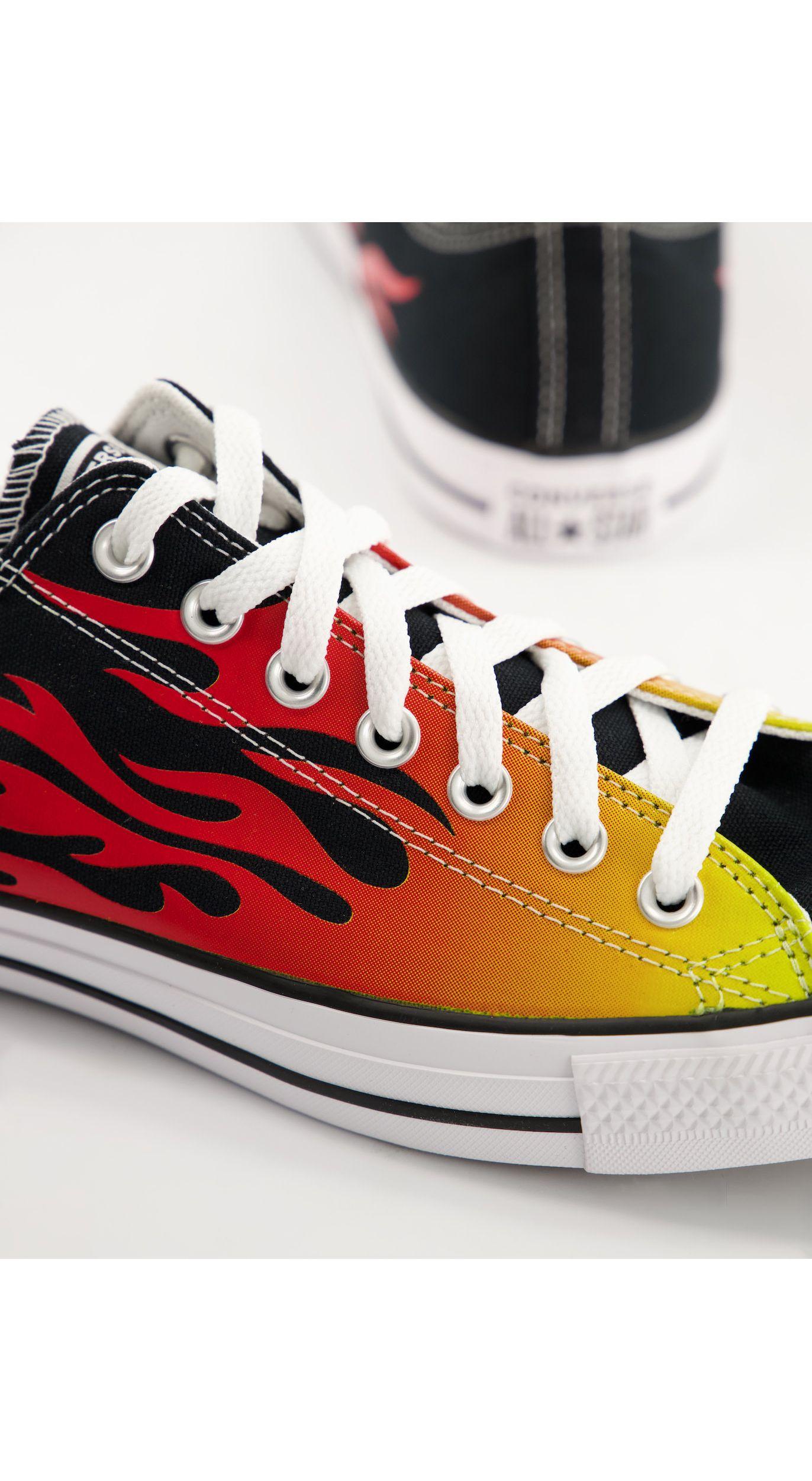 converse all star fiamme