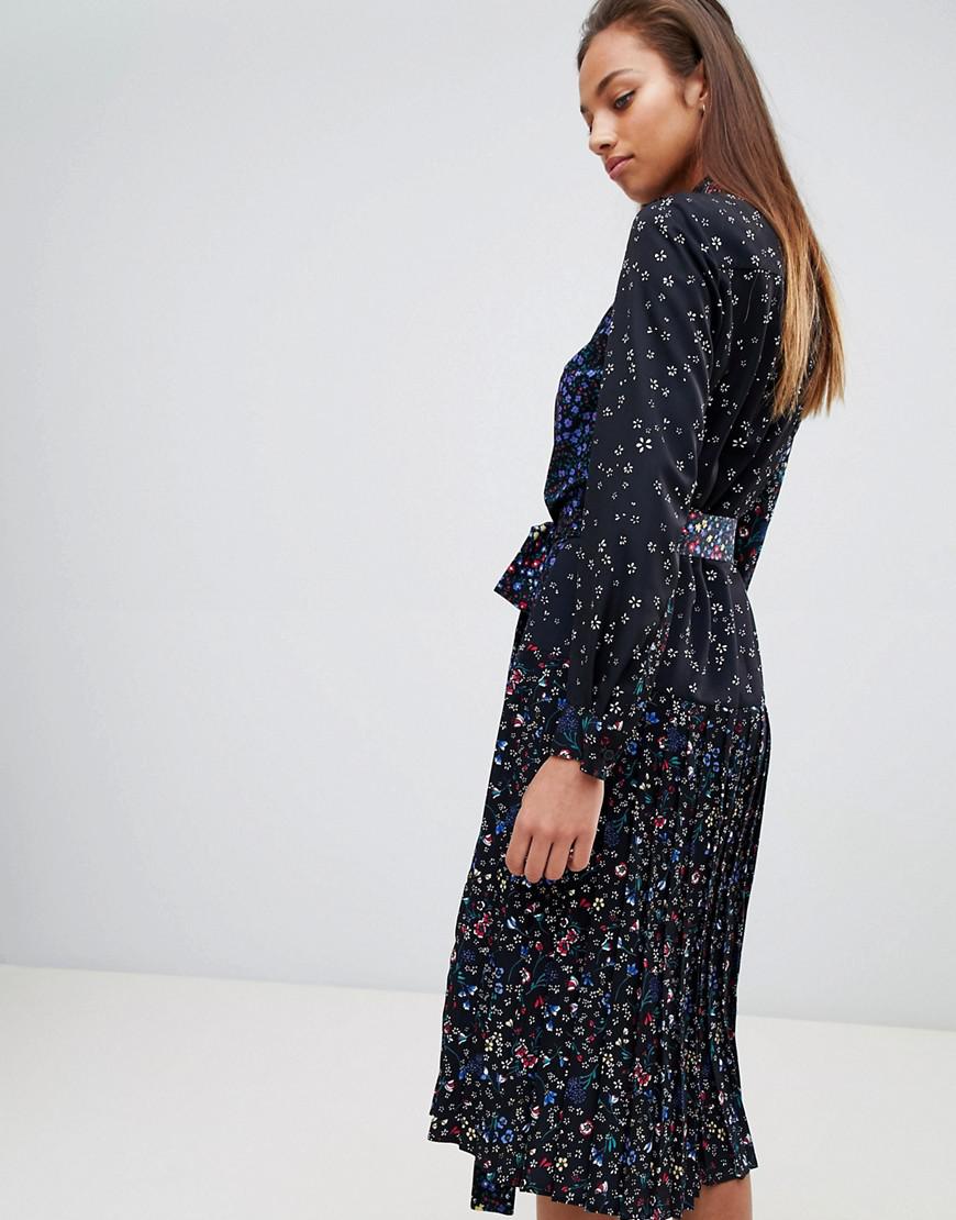 french connection midi shirt floral bloom dress