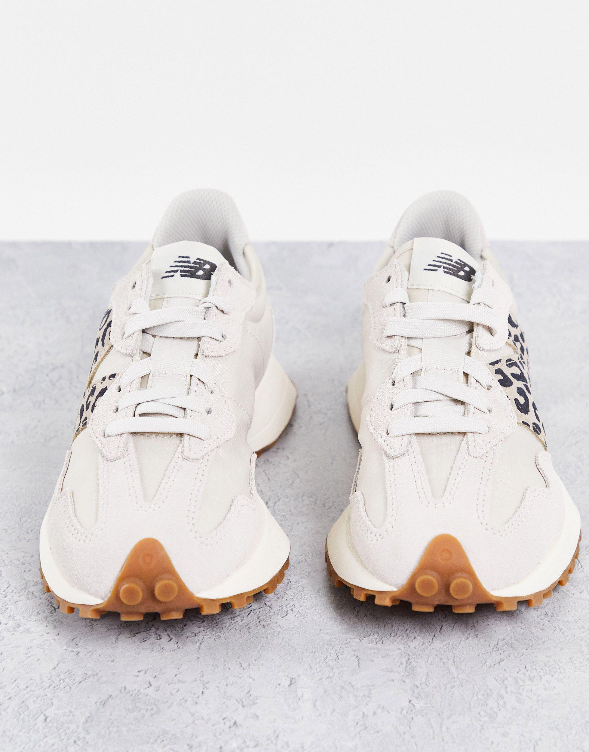 New Balance 327 Animal Trainers in White | Lyst