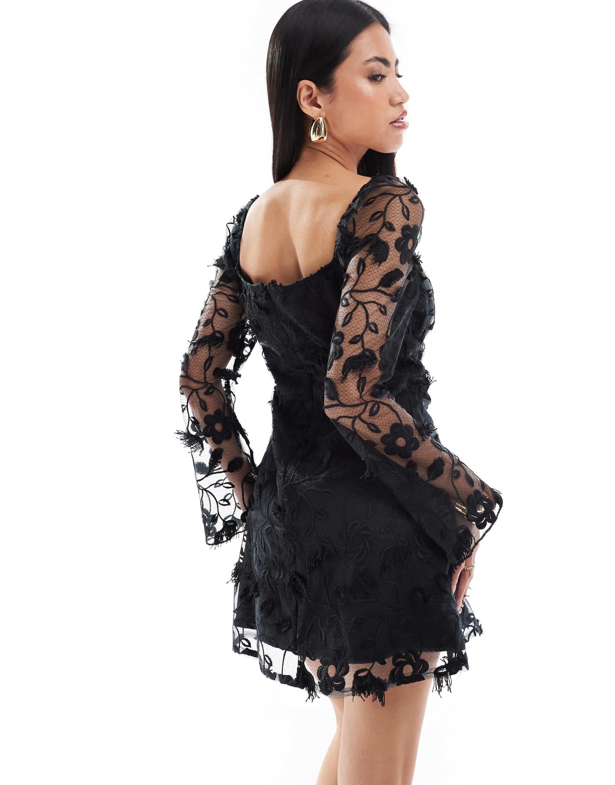 chinese dress ladies FOR LOVE AND LIGHT LACE MINI DRESS – AKIRA main image 0