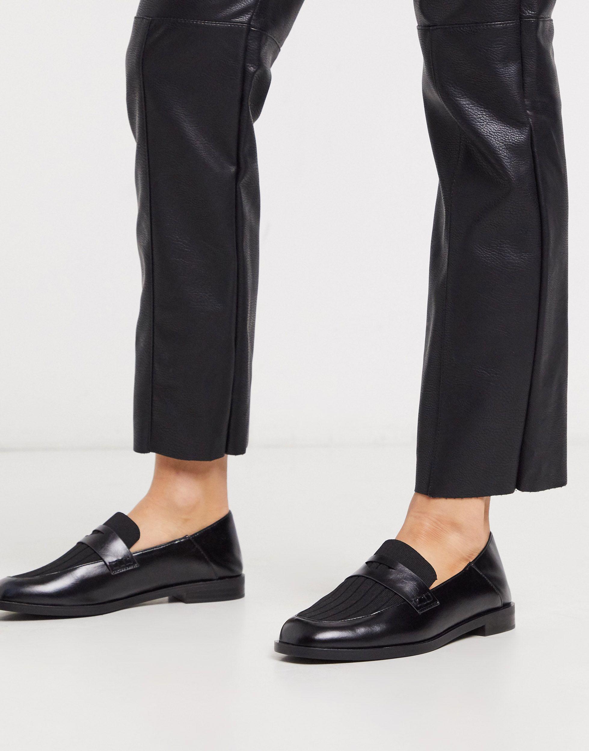 Stradivarius - mocassini con catena neri-nero asos - Stileo.it