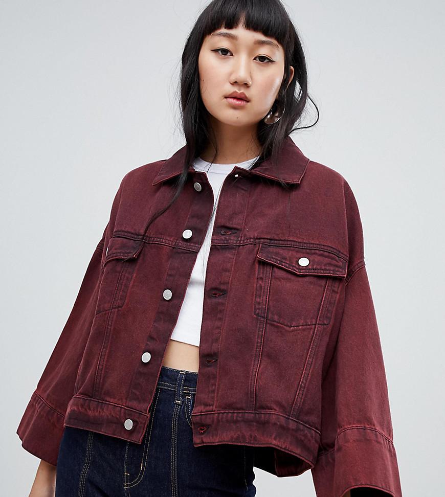 wide sleeve denim jacket