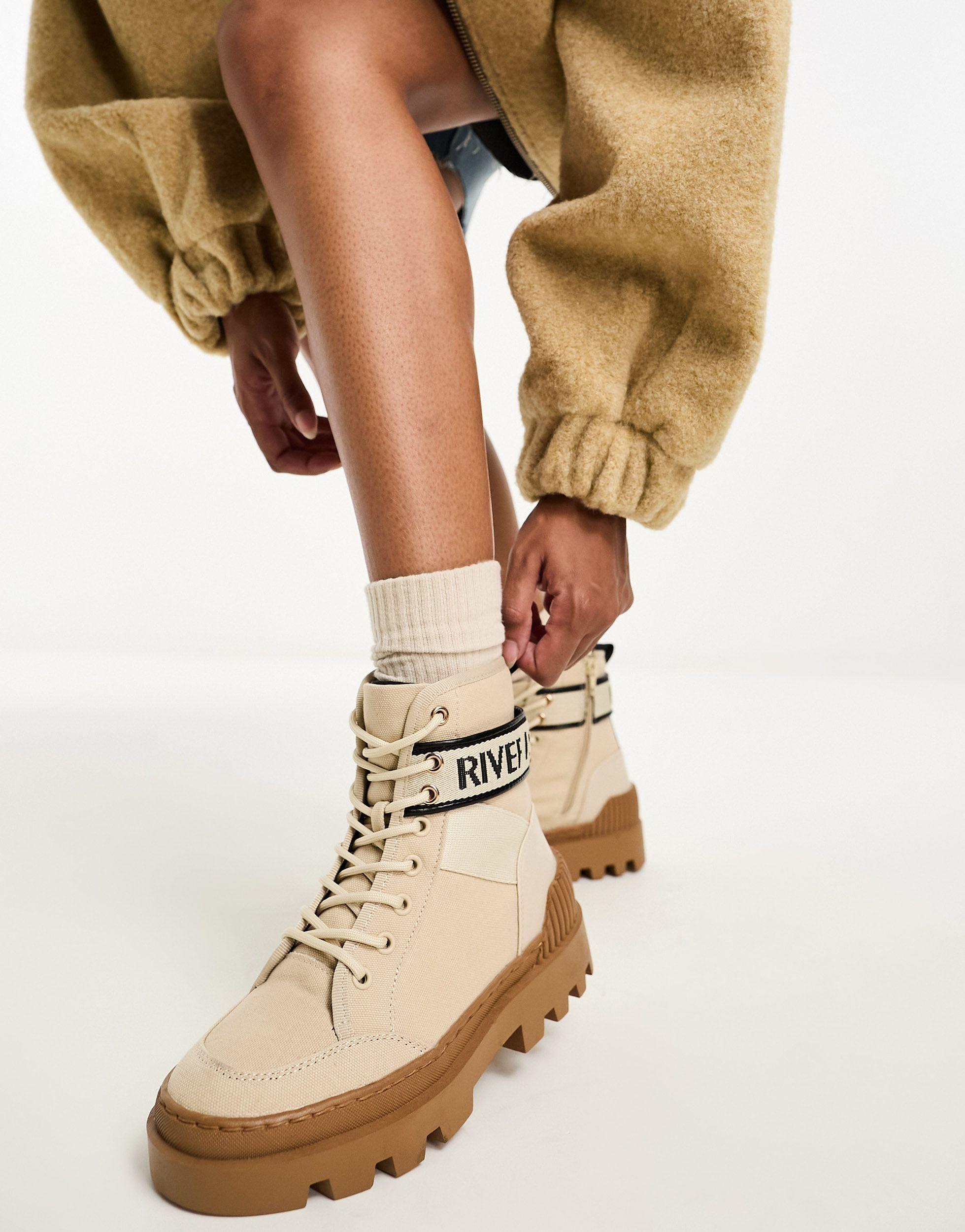 River island canvas shoes hot sale
