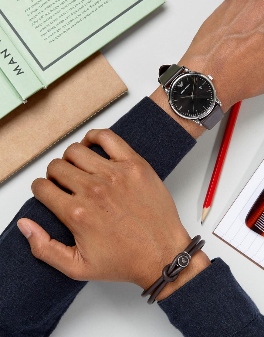 emporio armani watch and bracelet set