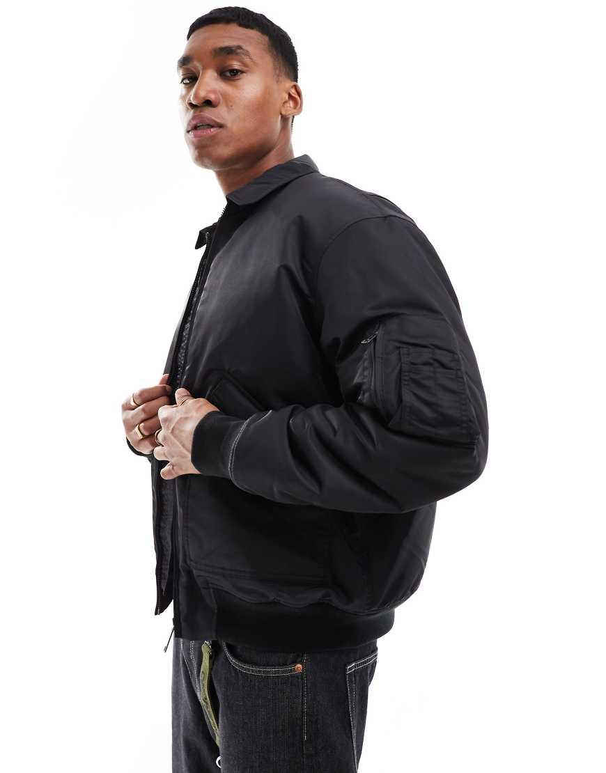 Carhartt Olten Bomber Jacket in Black for Men Lyst UK