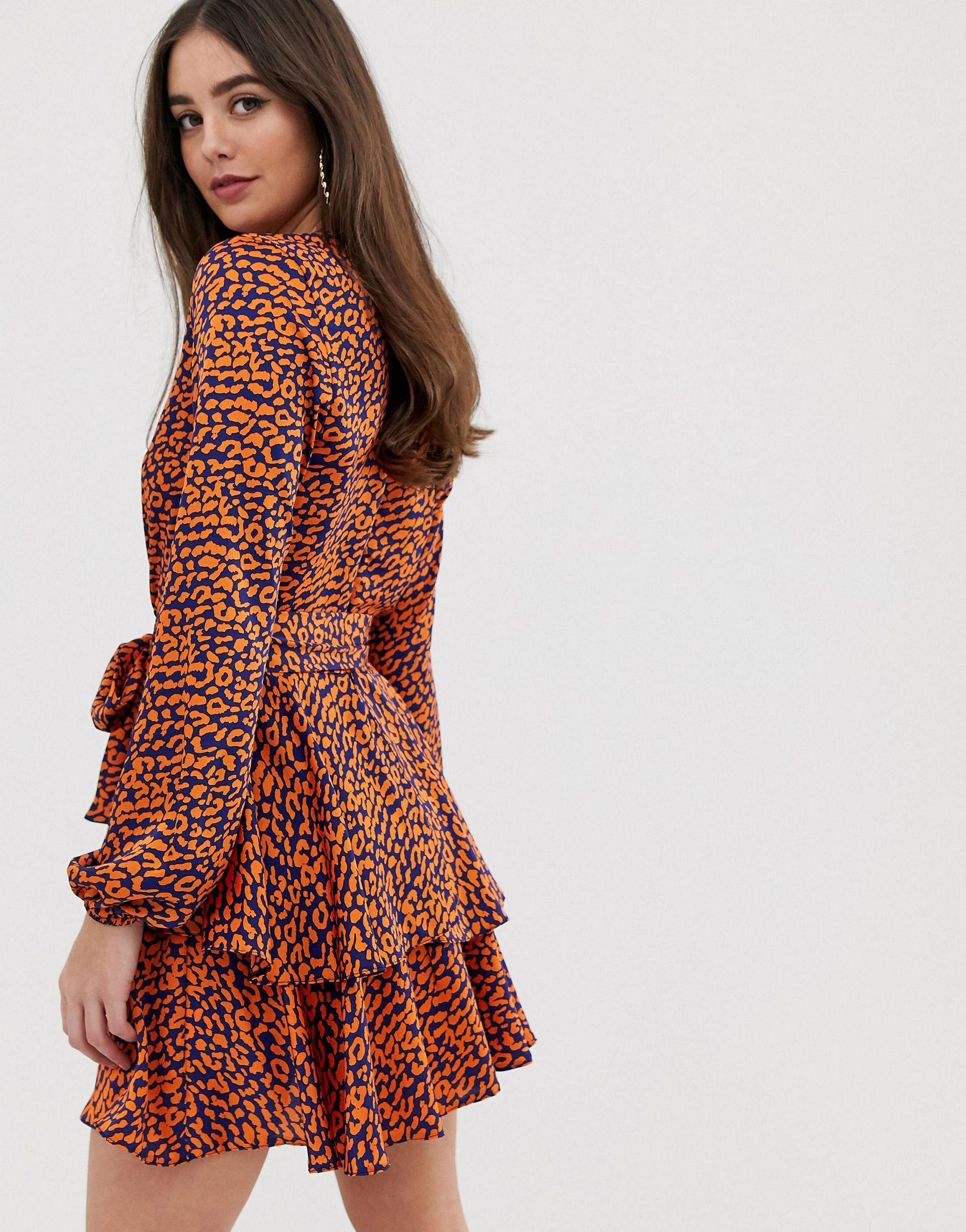 john zack plunge front skater dress