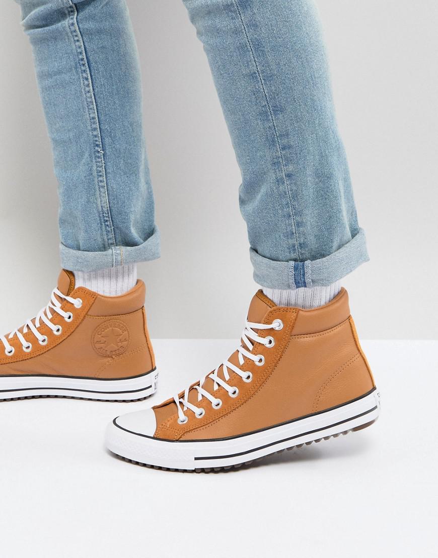 converse tan boots