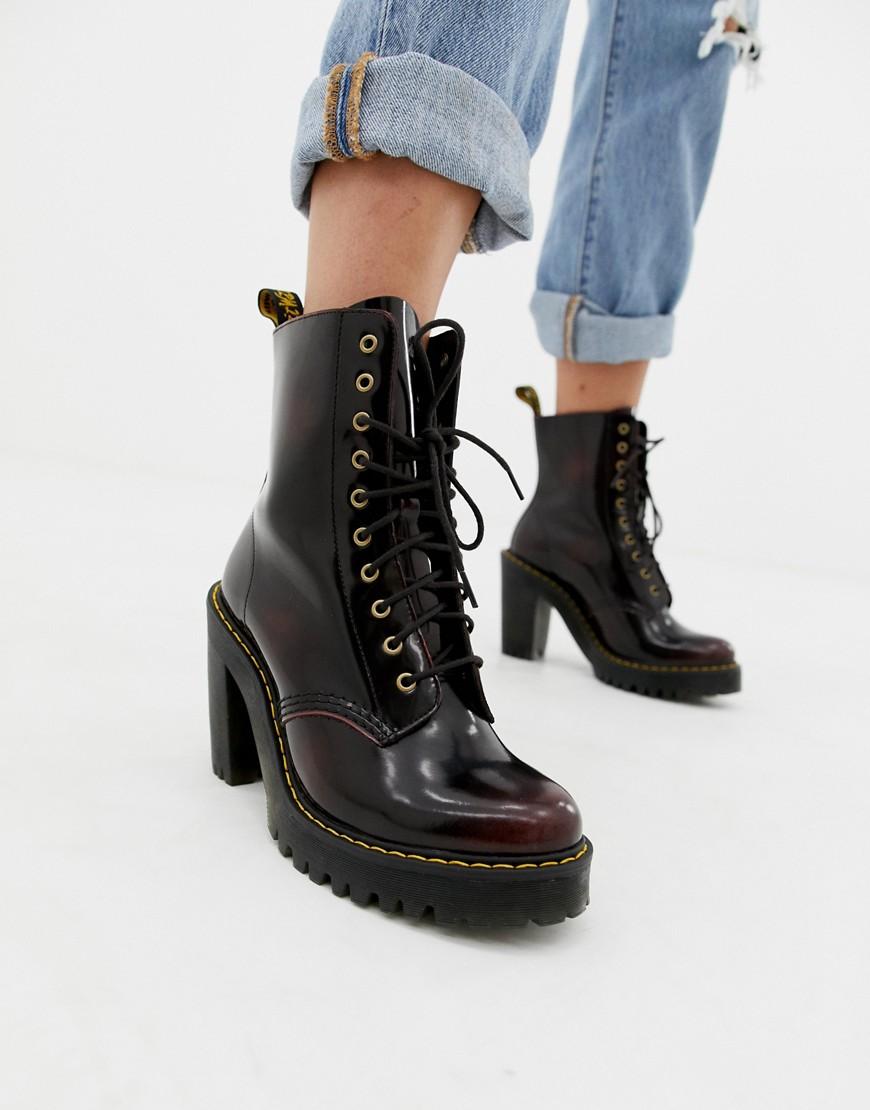 Dr. Martens Kendra Cherry in Rot Lyst DE