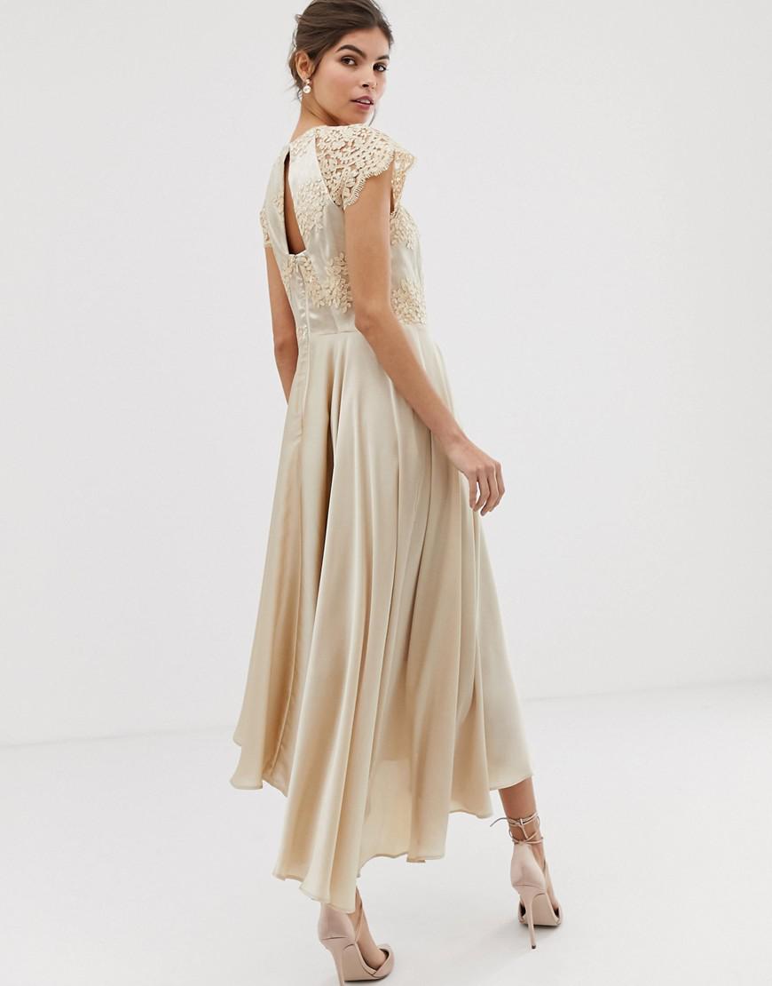 coast melissa bandeau midi dress