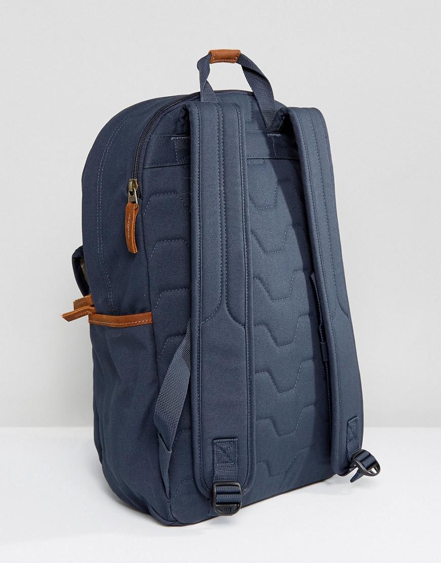 Timberland Canvas Walnut Hill 20l Backpack Leather Trim In Navy in Blue for  Men - Lyst